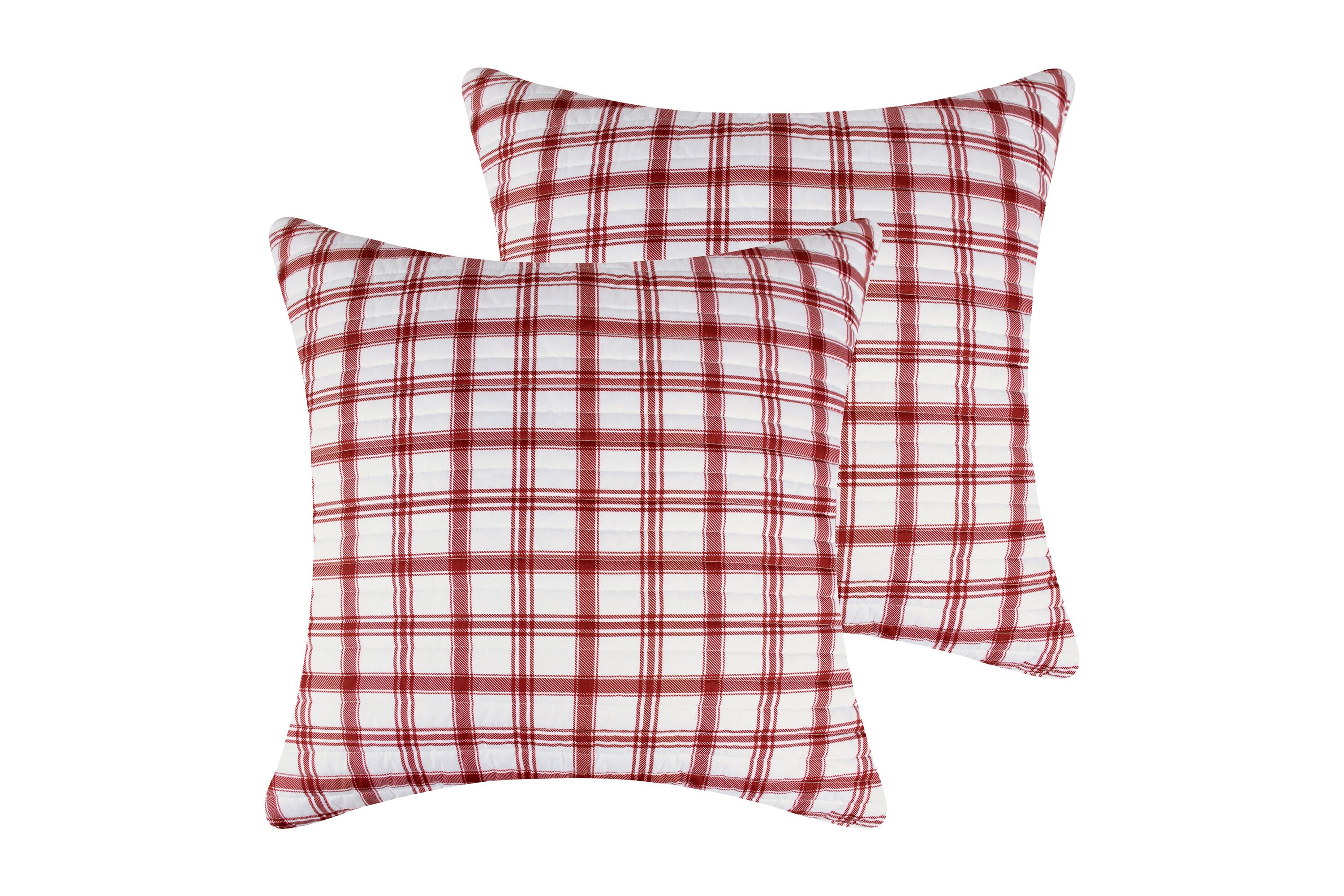 Pine & Plaid Euro Sham Set of 2