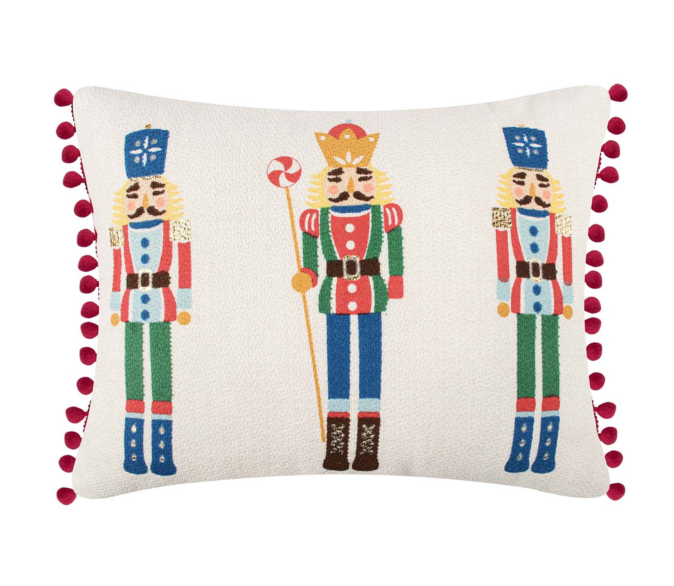 Nutcracker Trio Pillow 14x18