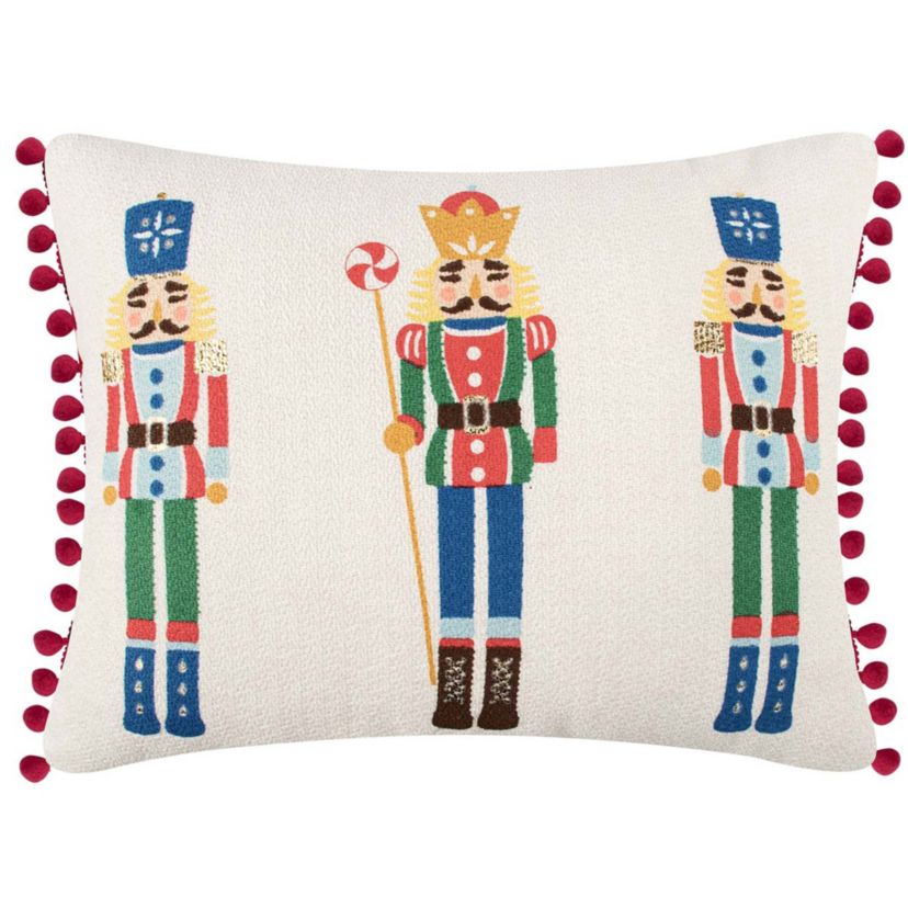 Nutcracker Trio Pillow 14x18