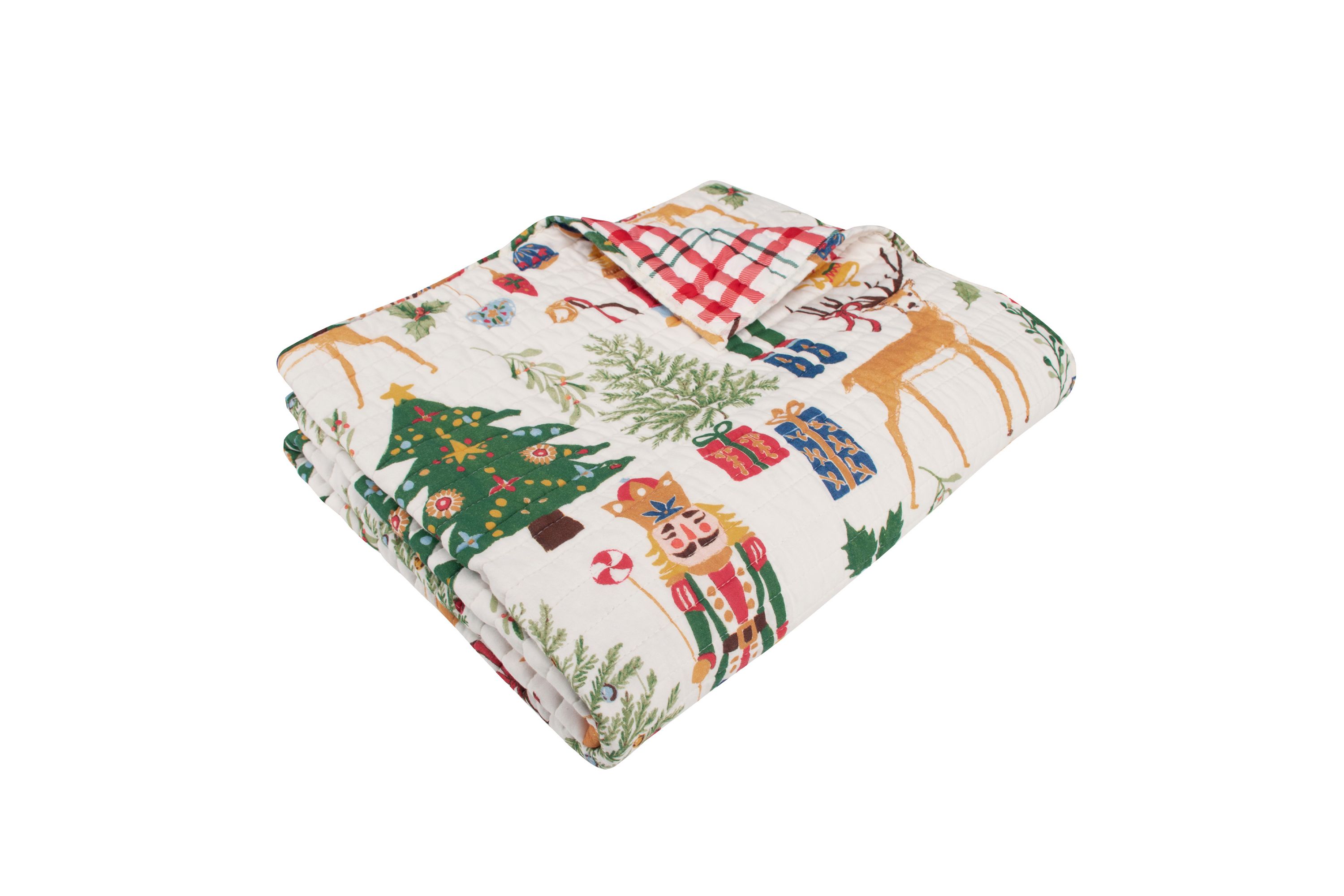 Nutcracker Quilted Throw