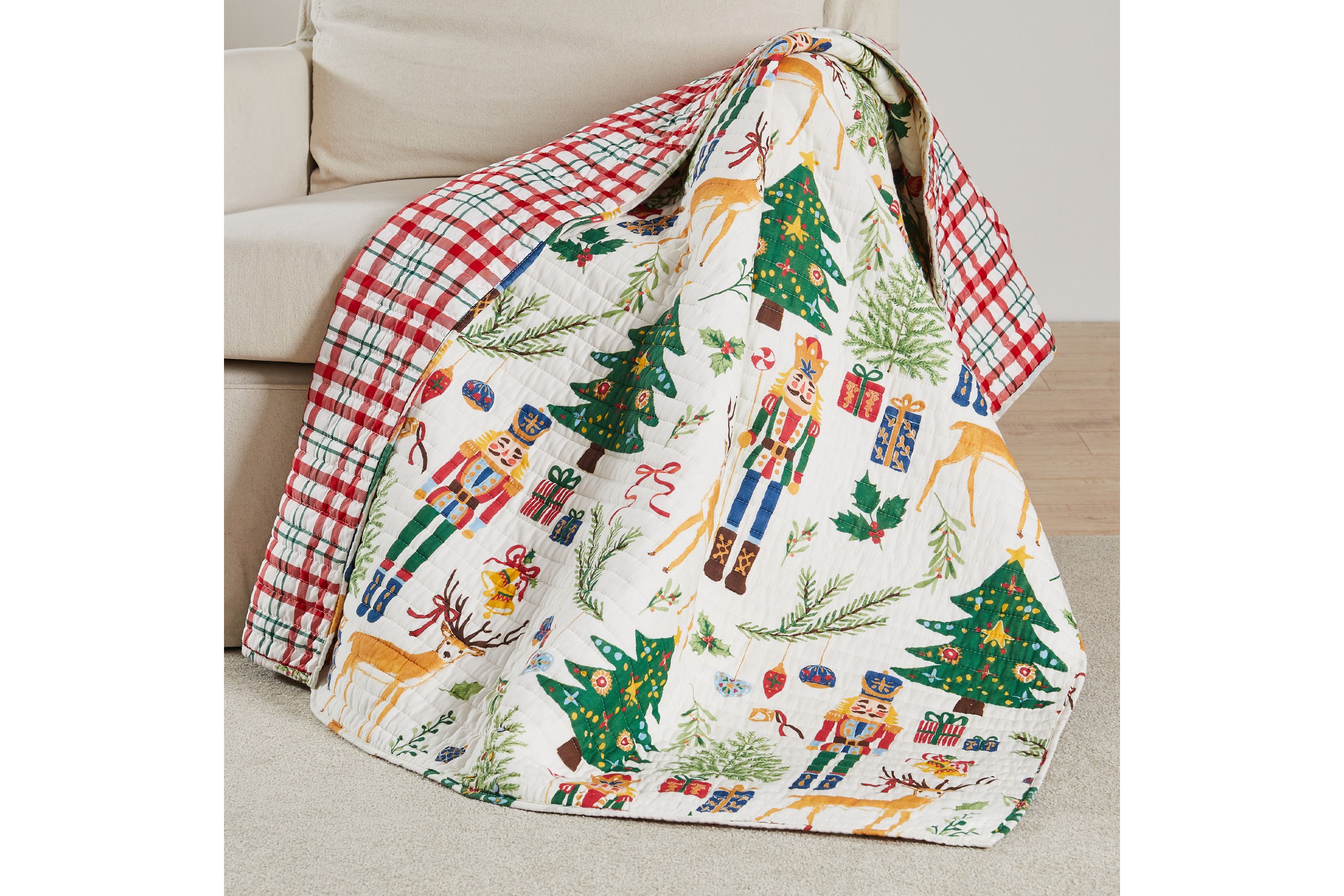 Nutcracker Quilted Throw