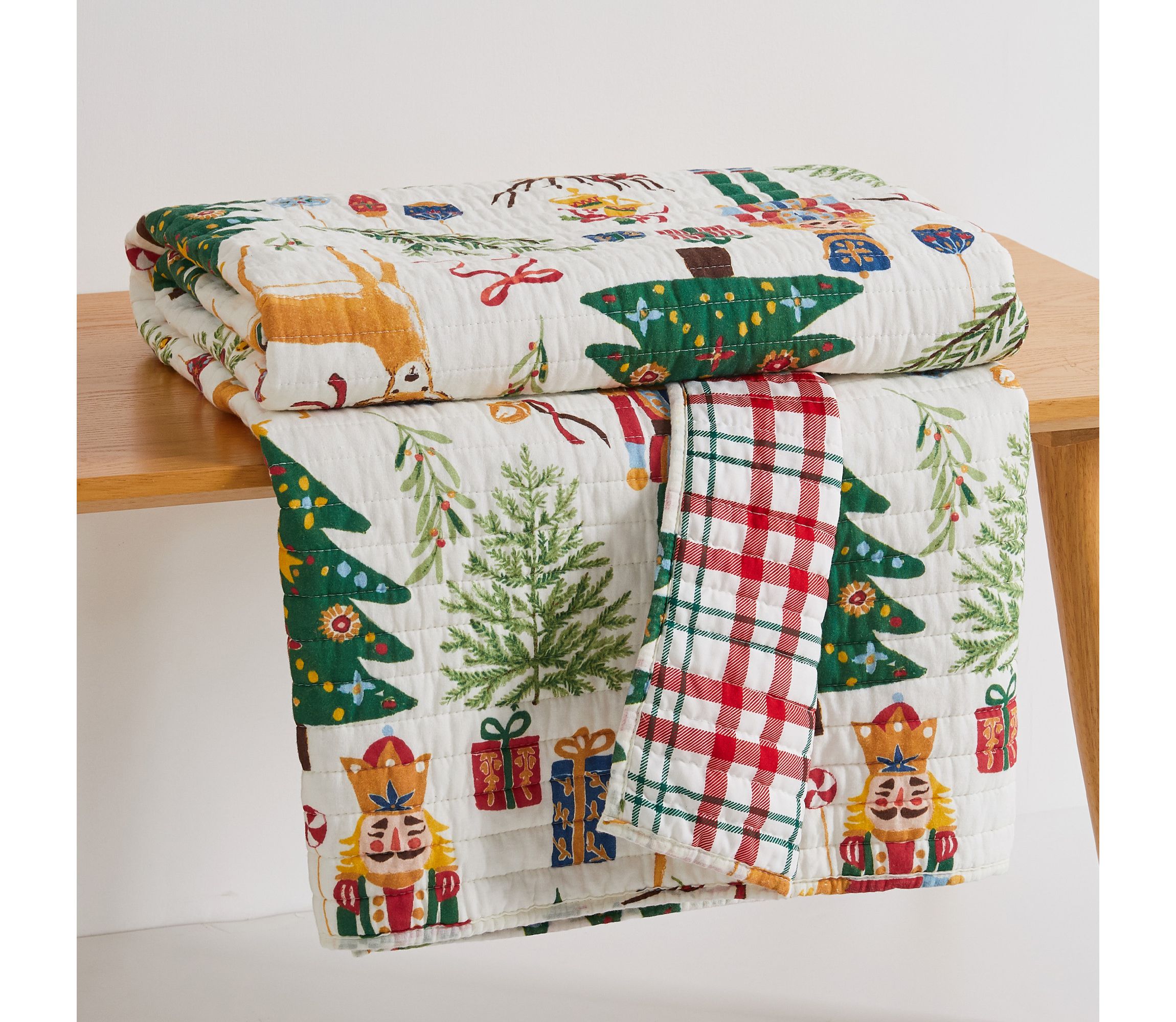Nutcracker Quilted Throw
