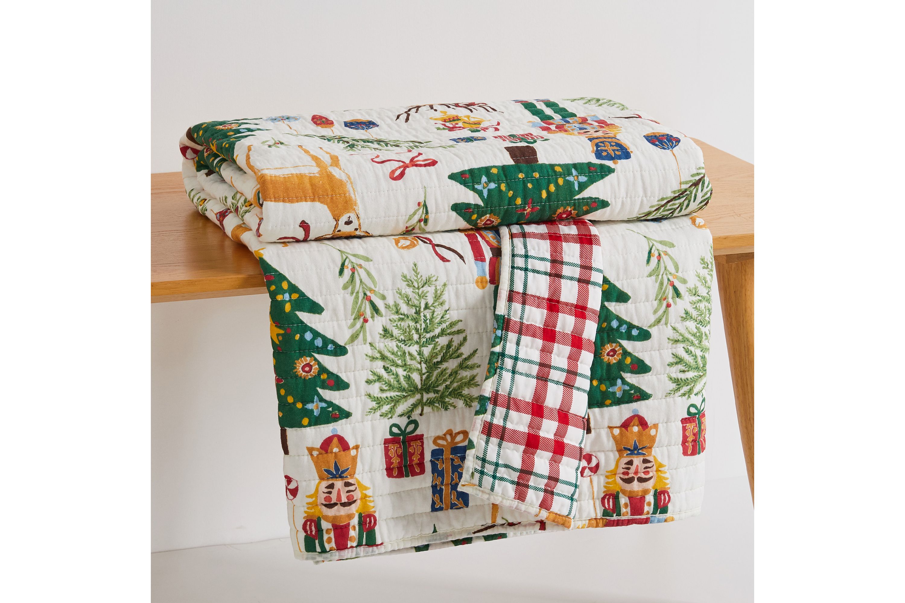 Nutcracker Quilted Throw