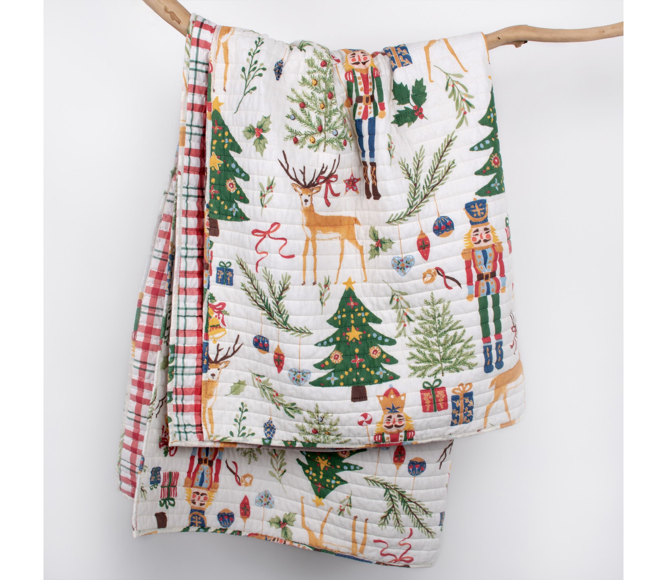 Nutcracker Quilted Throw