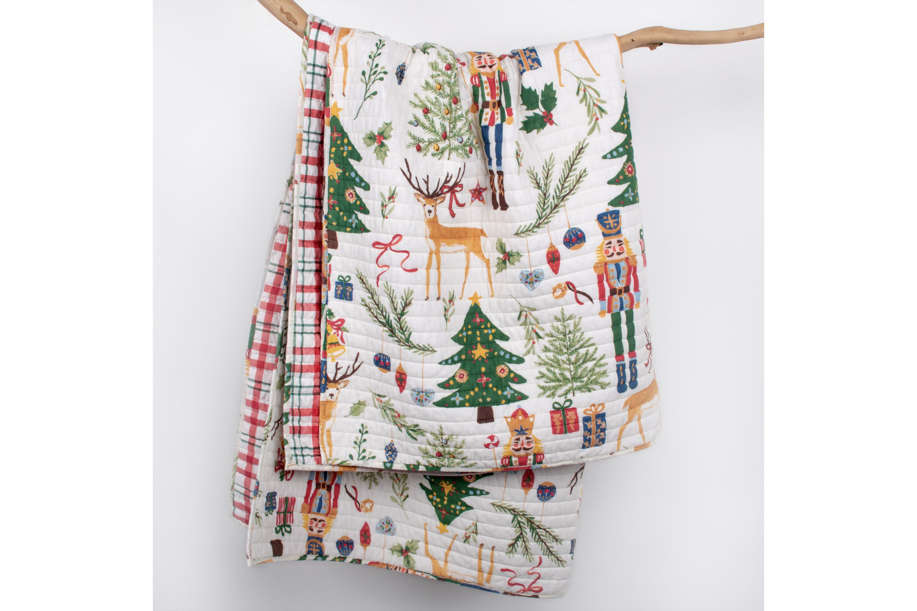 Nutcracker Quilted Throw