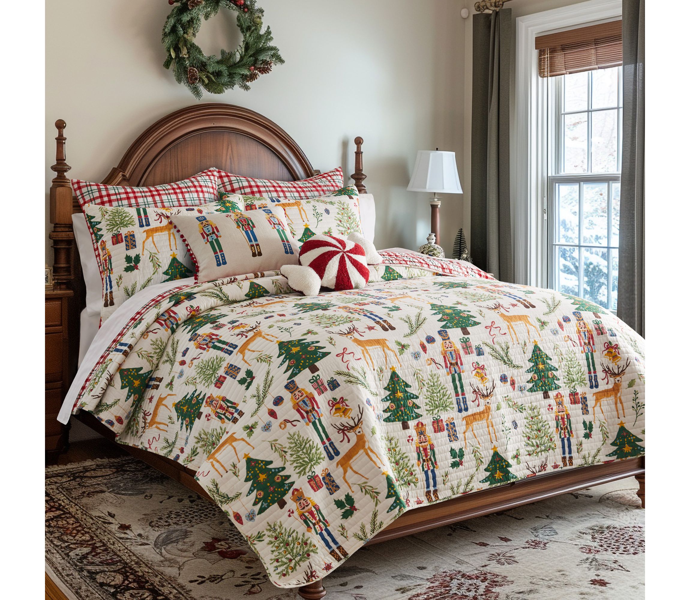 Nutcracker Euro Sham Set of 2