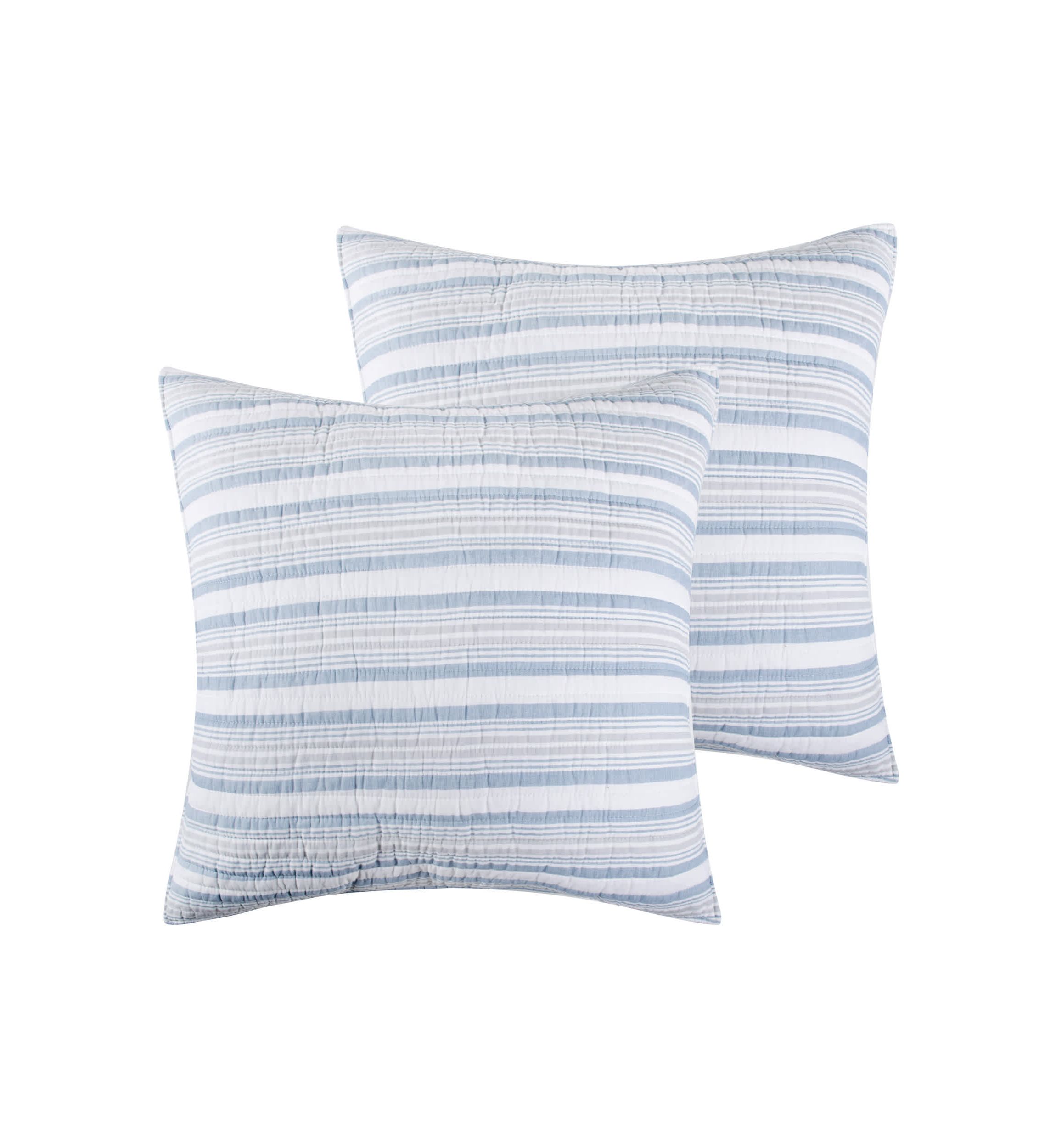 Coral Landing Euro Sham Set of 2