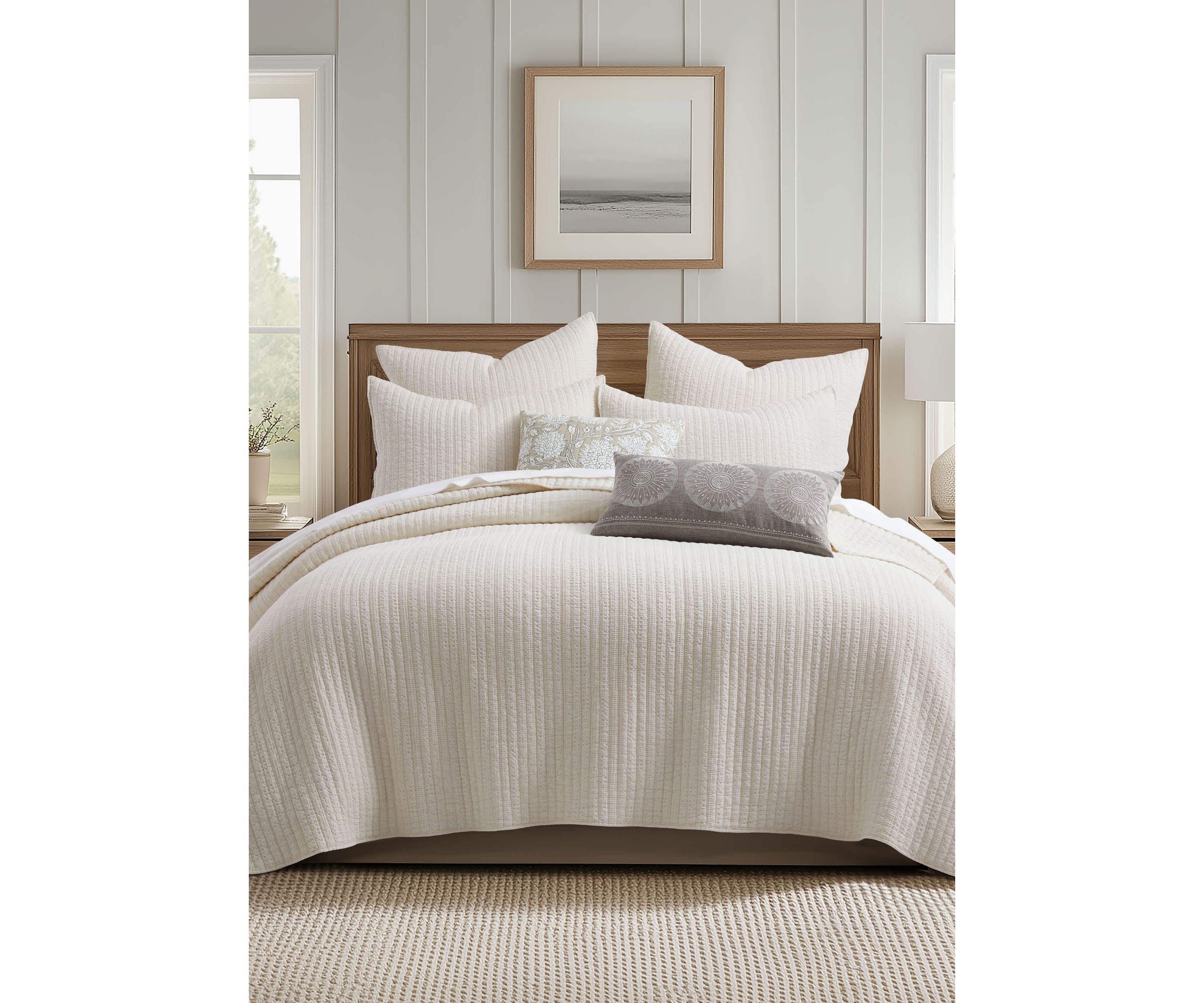 Loden Cream Euro Sham 2pk