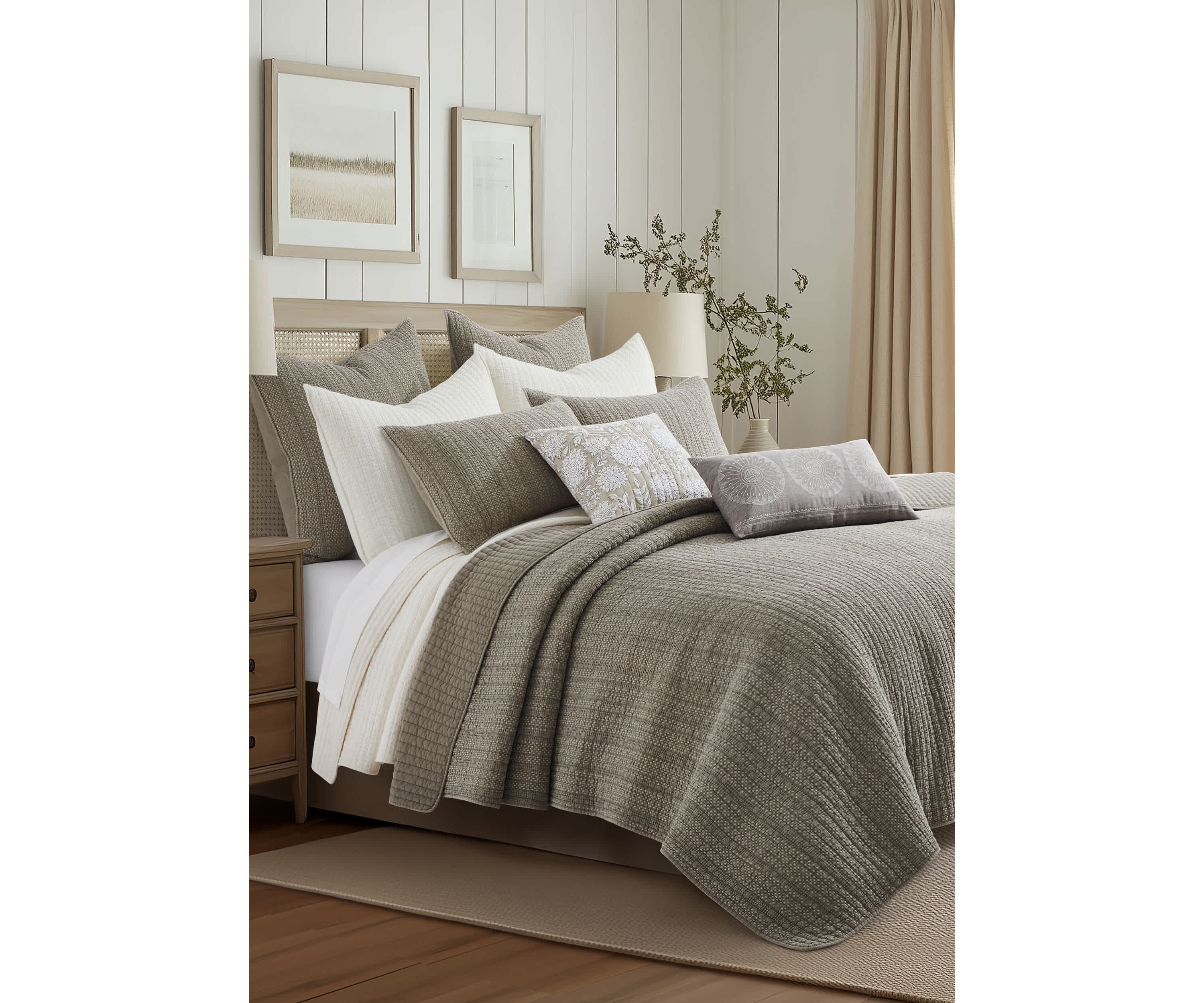 Loden Taupe Euro Sham 2pk