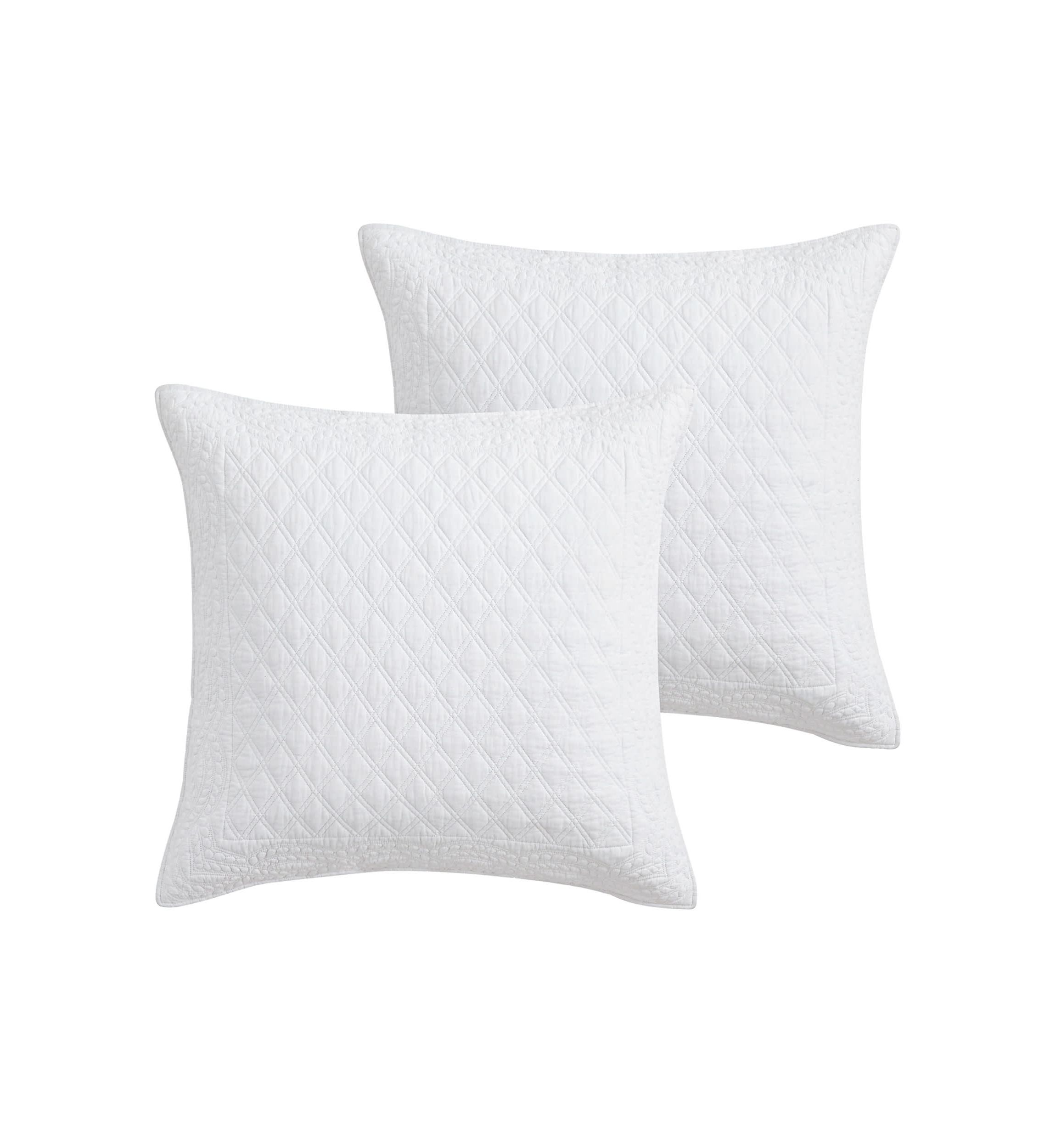 Ballou Bright White Euro Sham 2pk