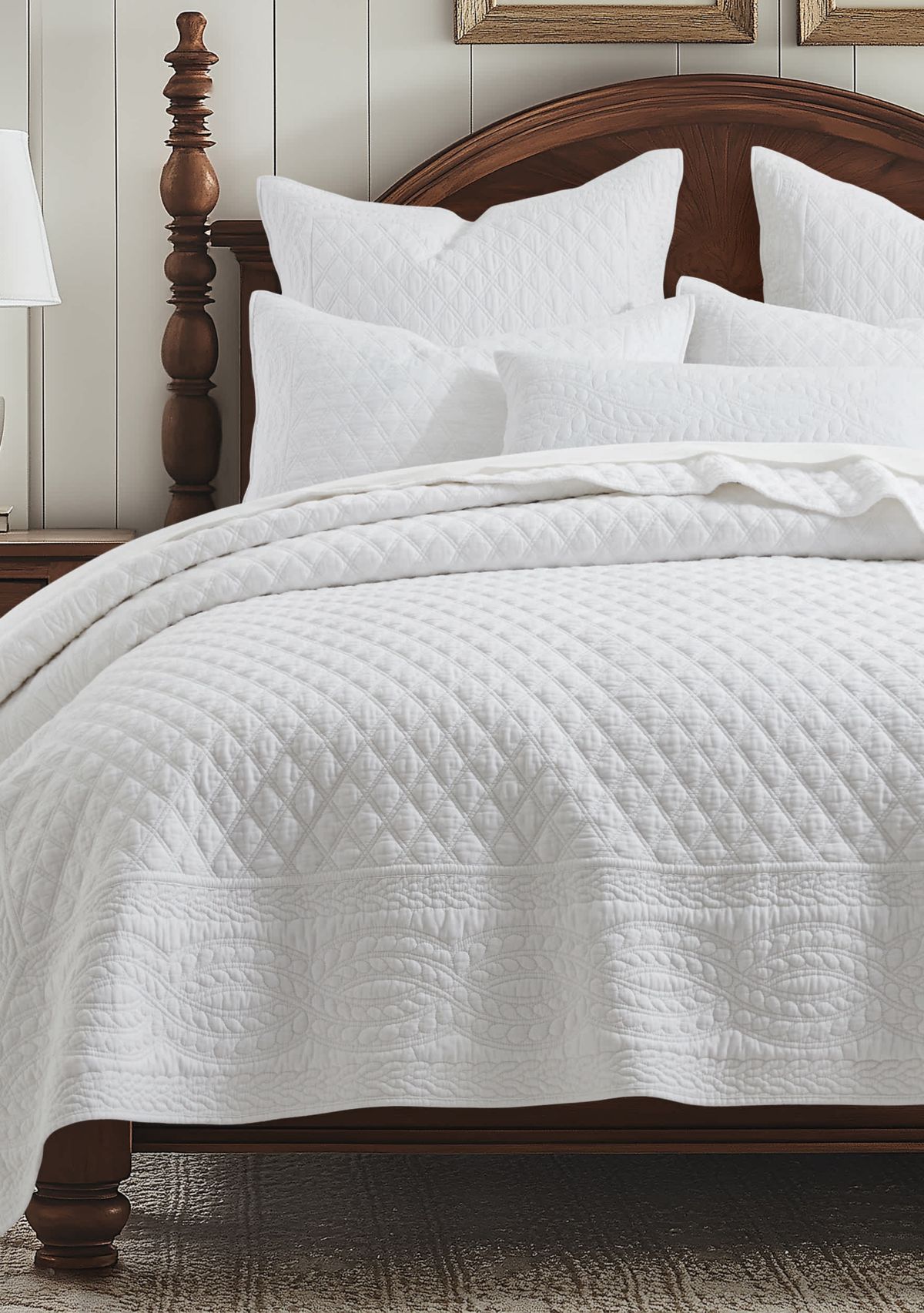 Ballou Bright White Euro Sham 2pk