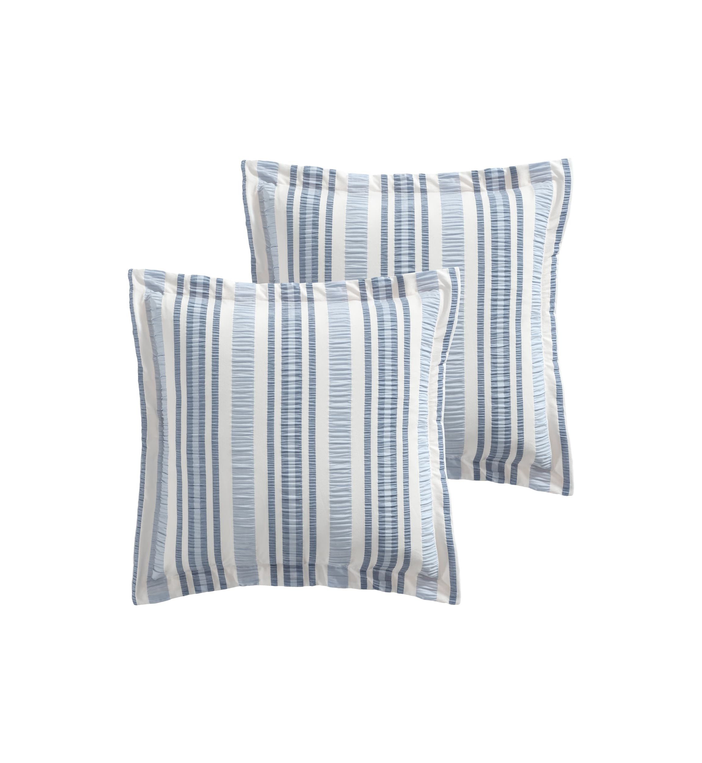 Seaside Stripes Euro Sham Set of 2