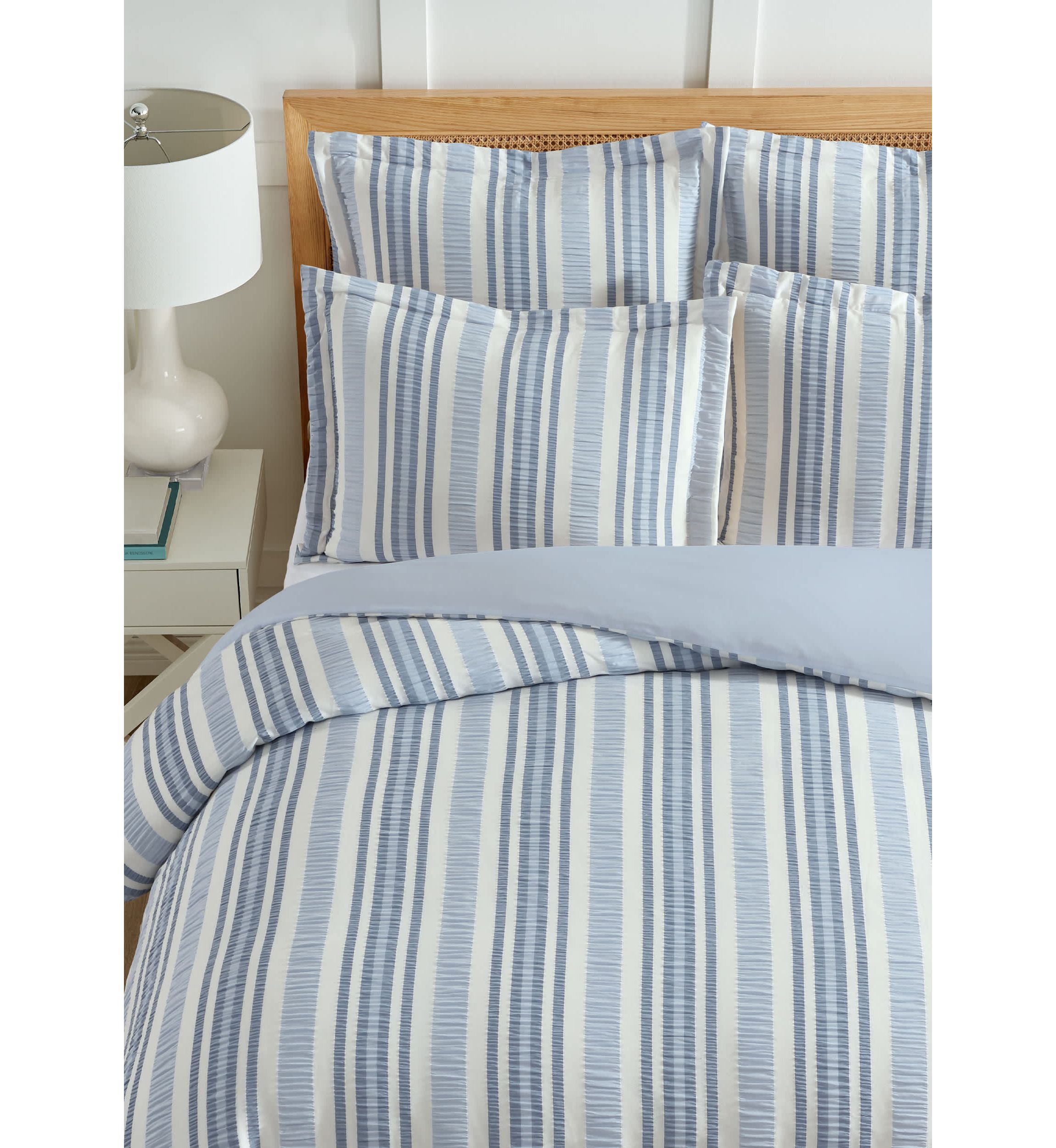 Seaside Stripes Euro Sham Set of 2