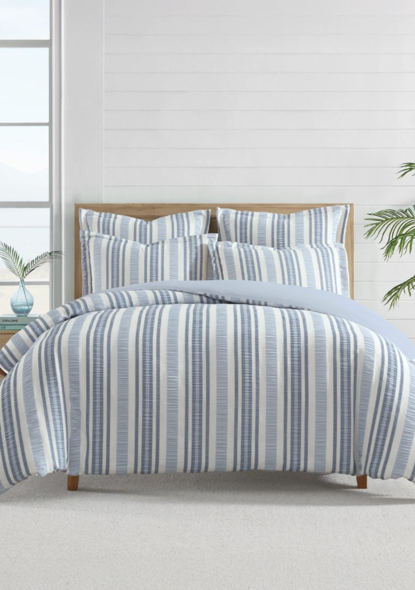 Seaside Stripes Euro Sham Set of 2