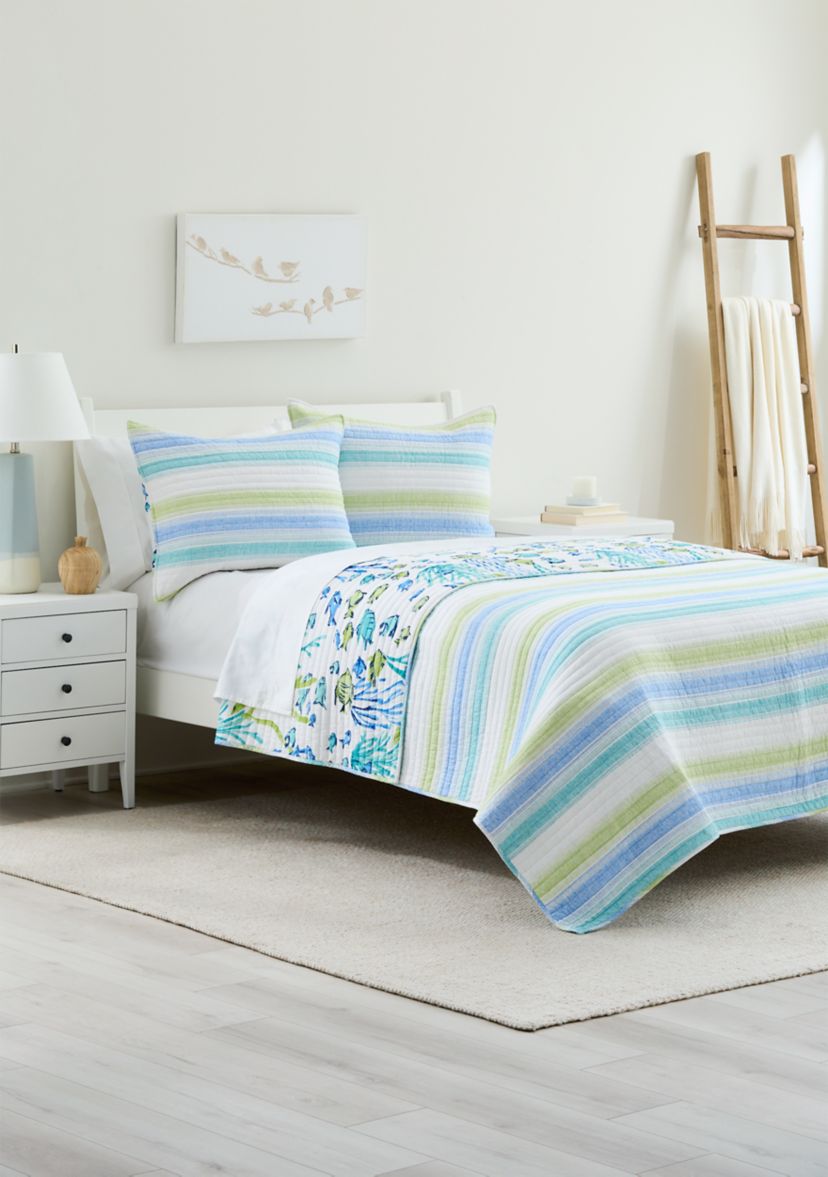 Ombre Tides Quilt Set