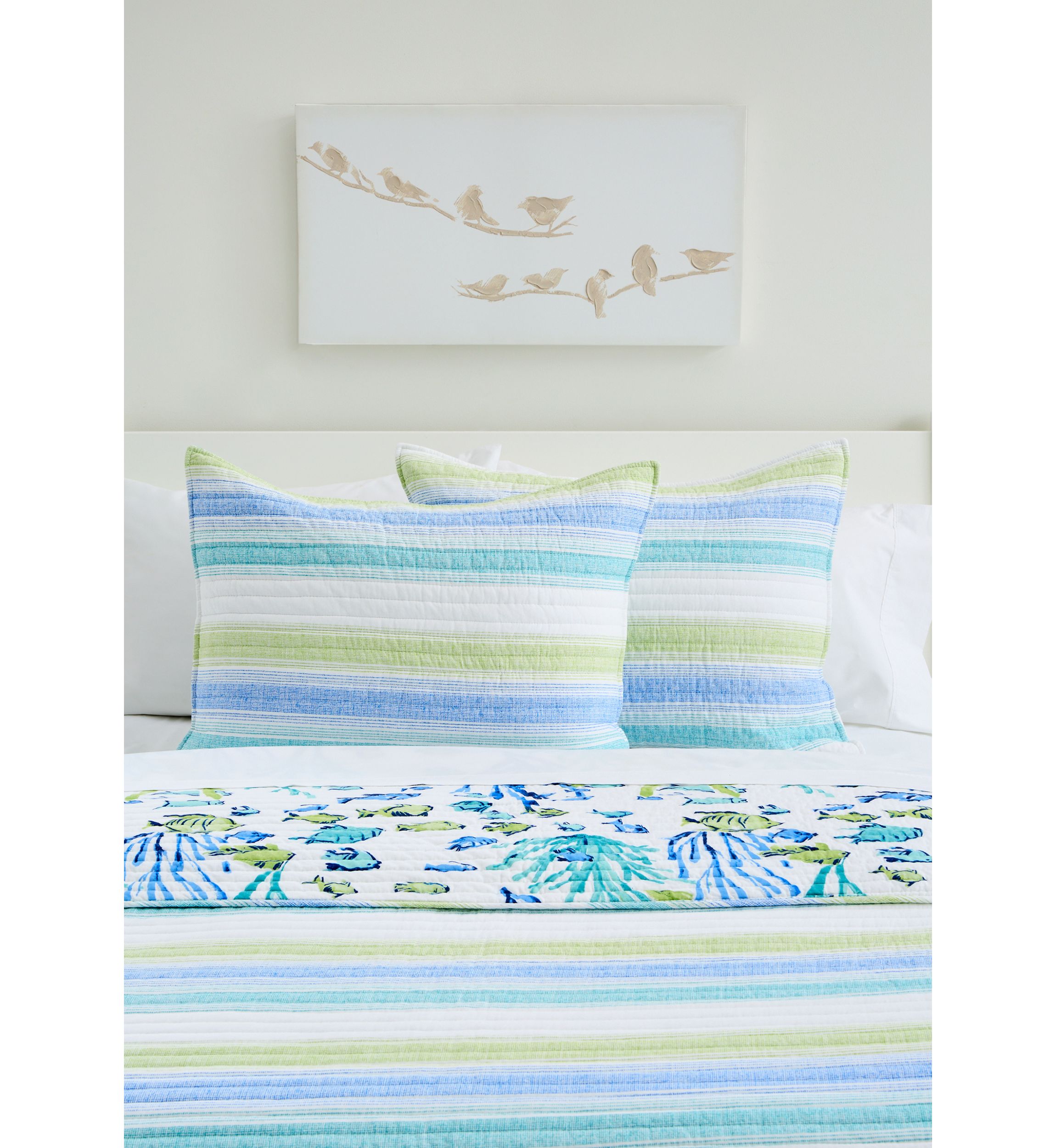 Ombre Tides Quilt Set