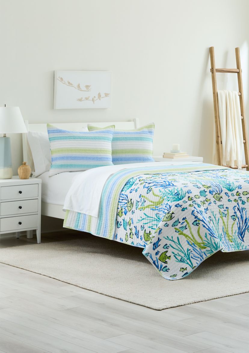 Ombre Tides Quilt Set