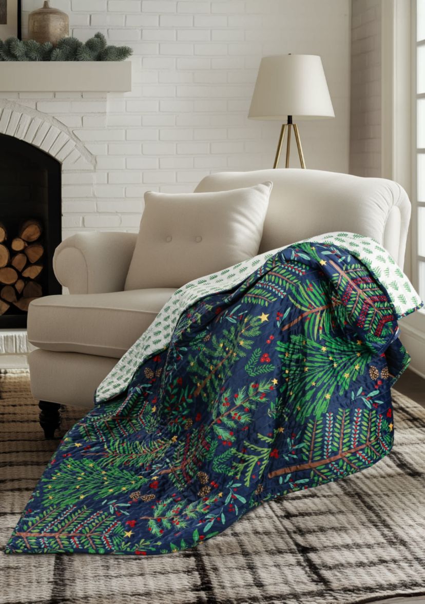 Woodsy Wonder Quilted Throw