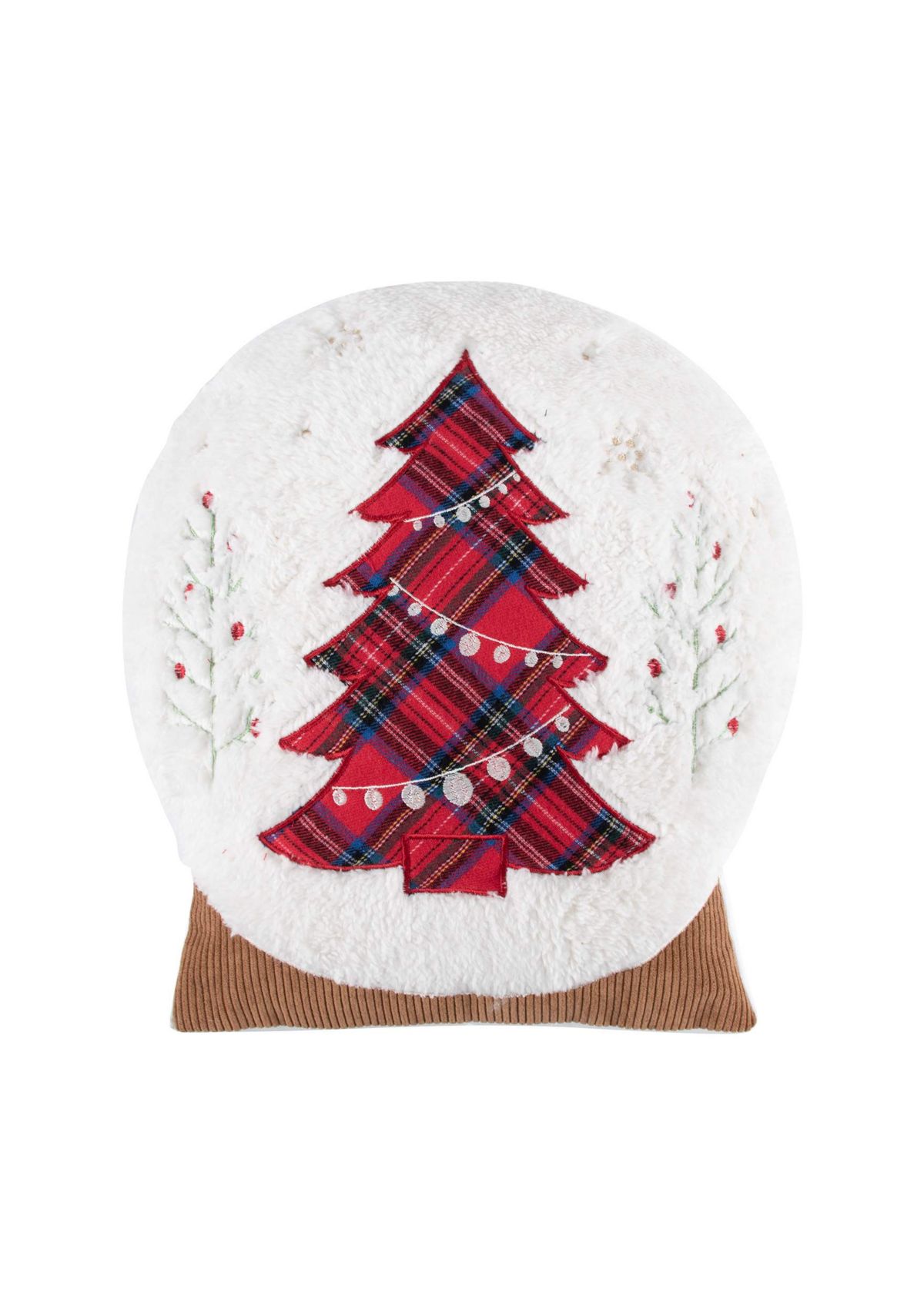 Merry Mountains Snow Globe Pillow