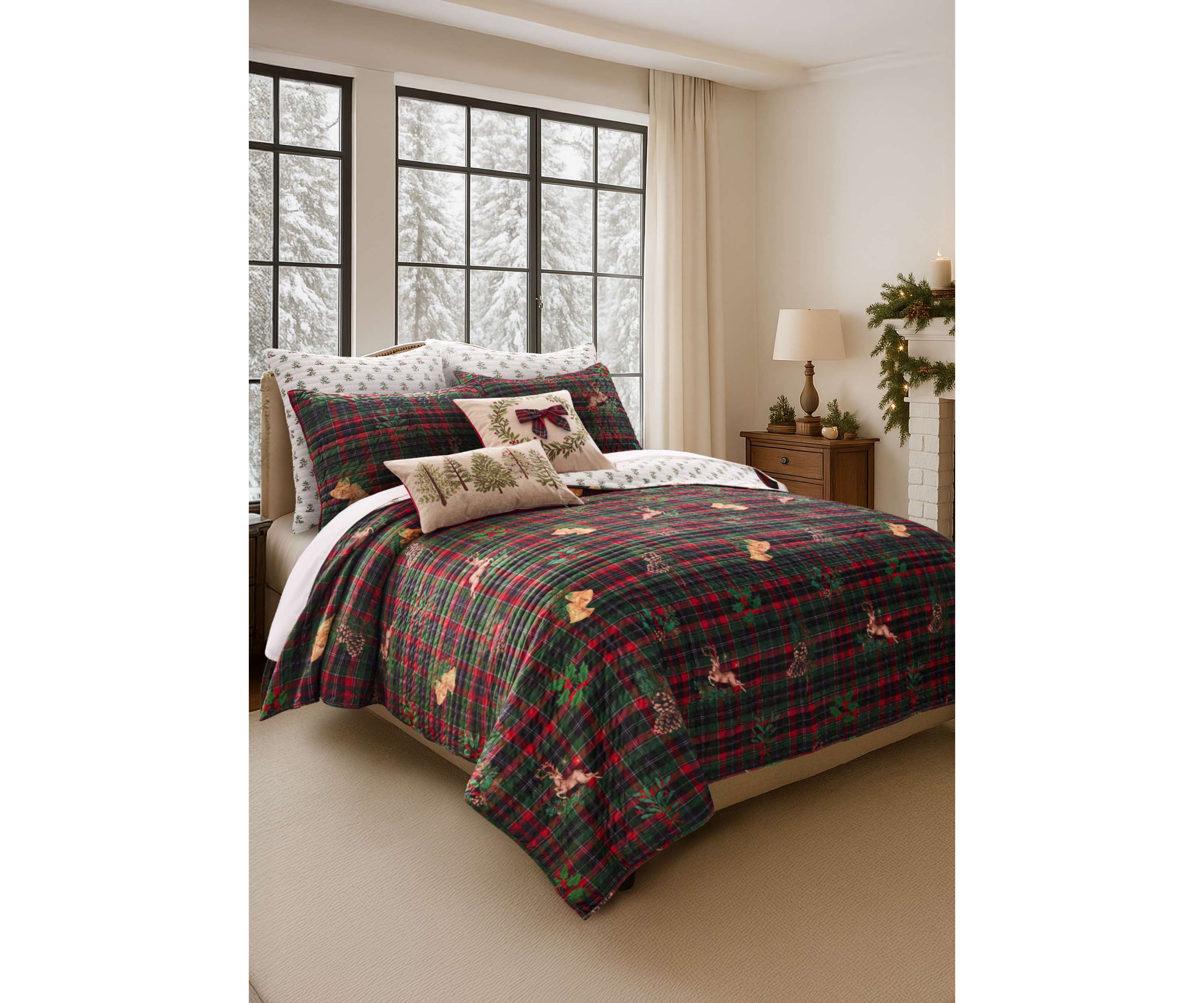 Merry Tartan Sham