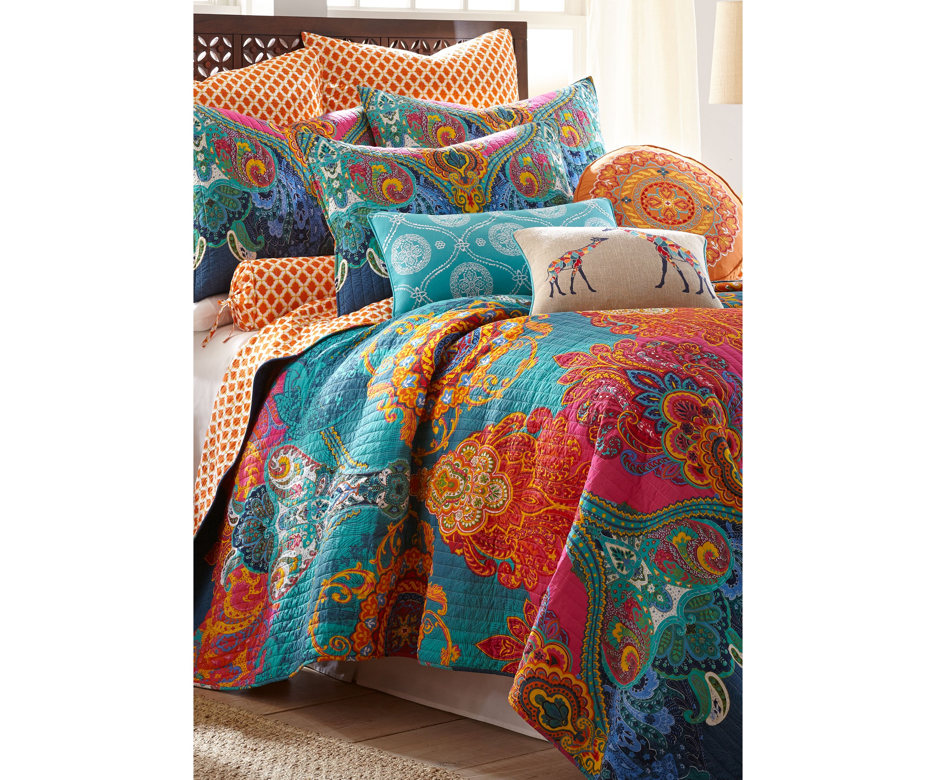 Mackenzie Giraffes Pillow