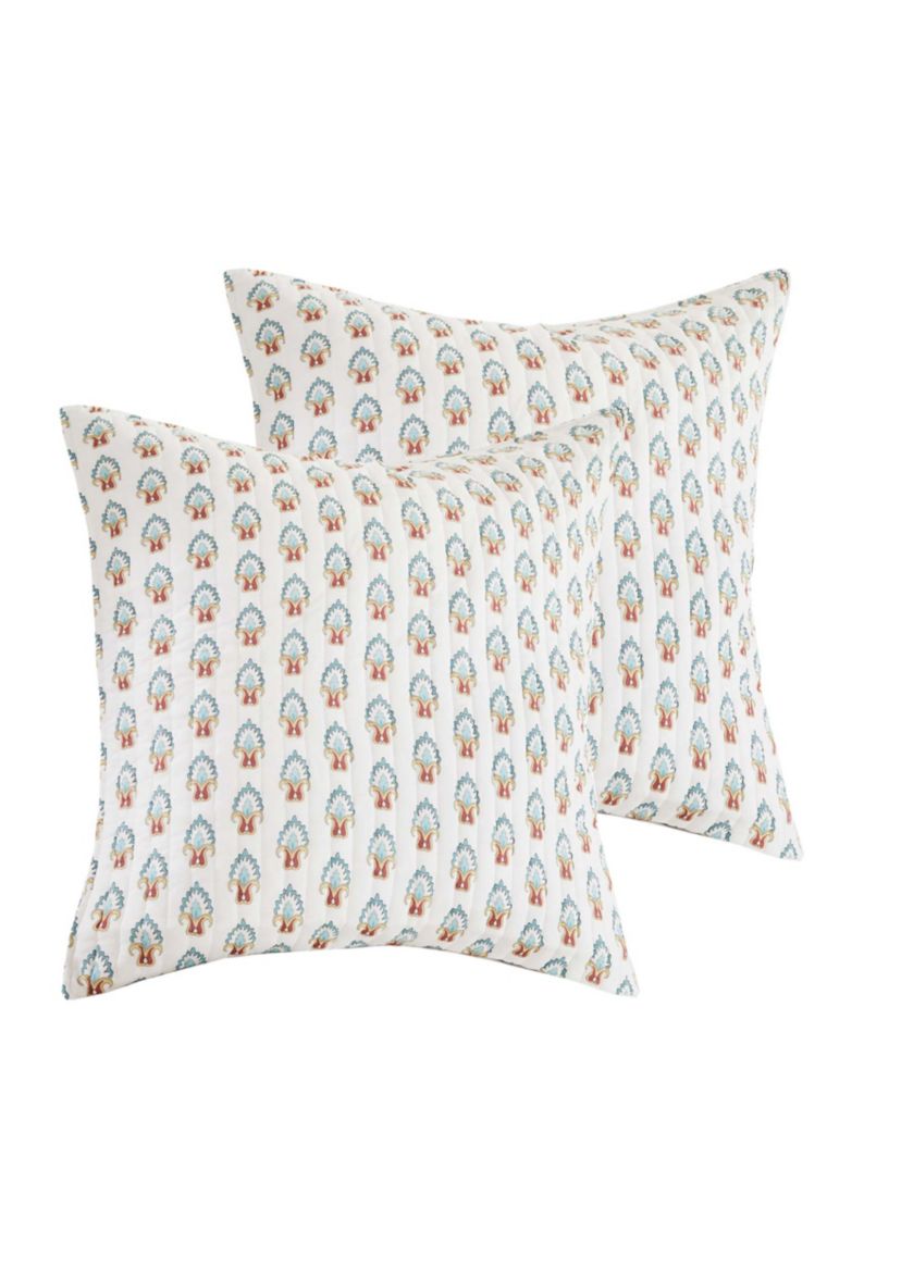 Kasey Euro Shams Set of 2 - Quilted