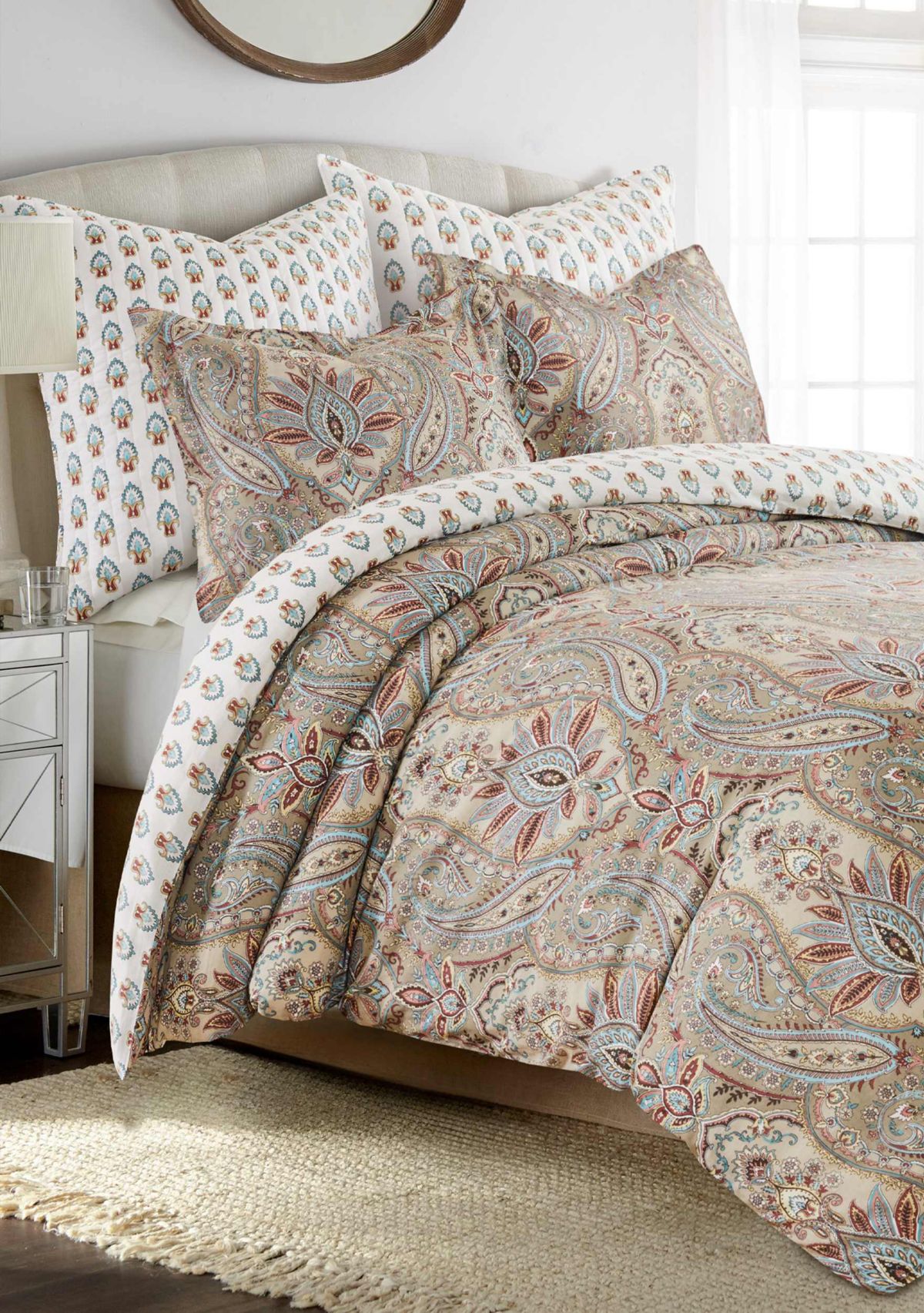Kasey Euro Shams Set of 2 - Quilted