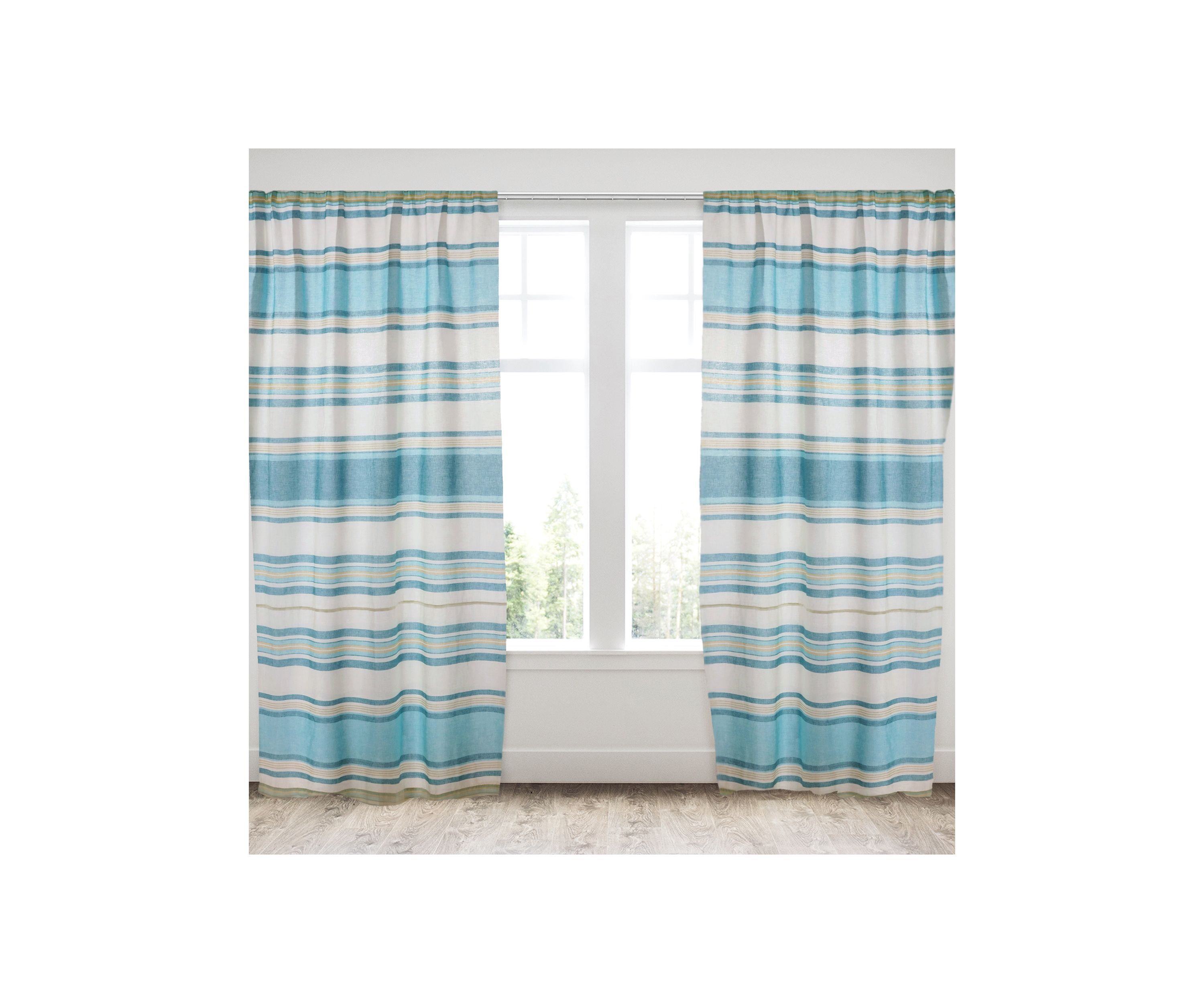 Blue Maui Drape Panel - Set of 2