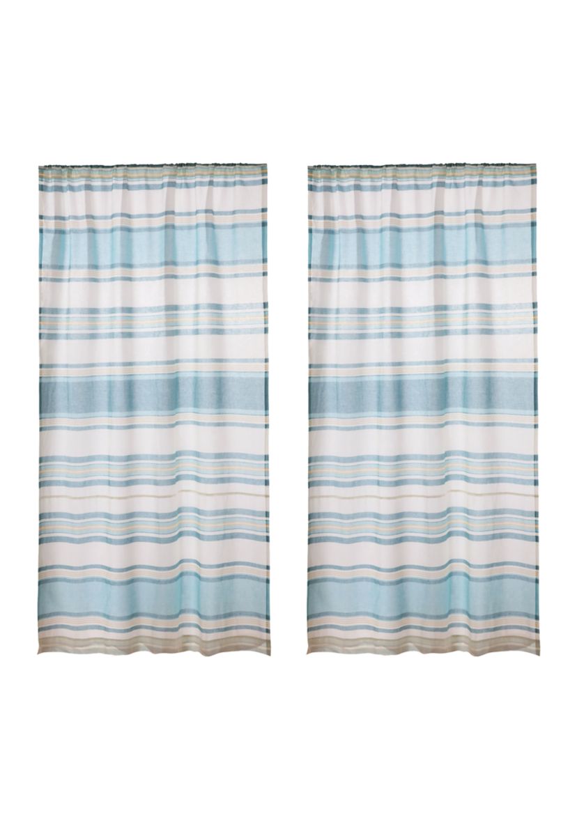 Blue Maui Drape Panel - Set of 2