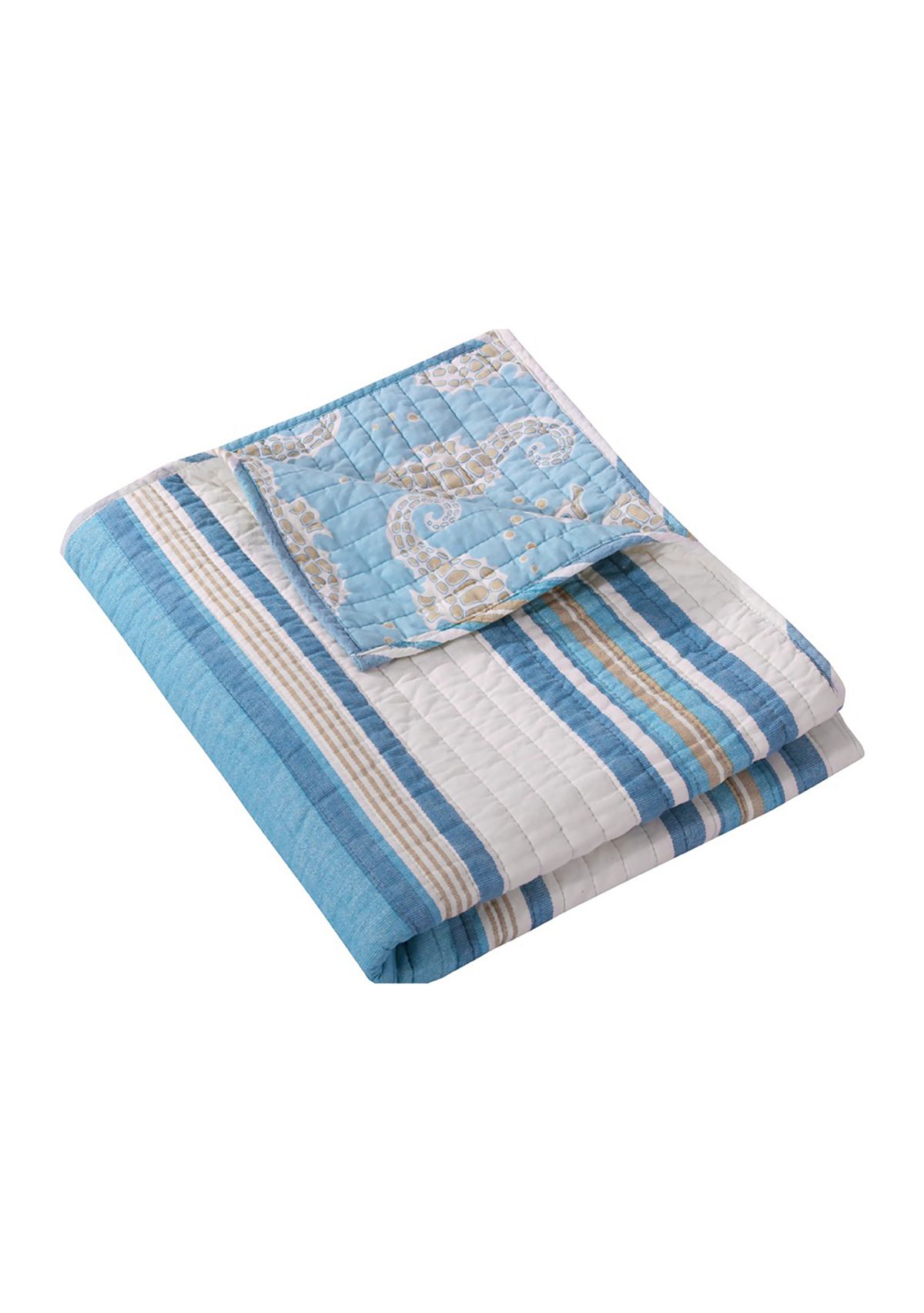 Blue Maui Quilted Throw