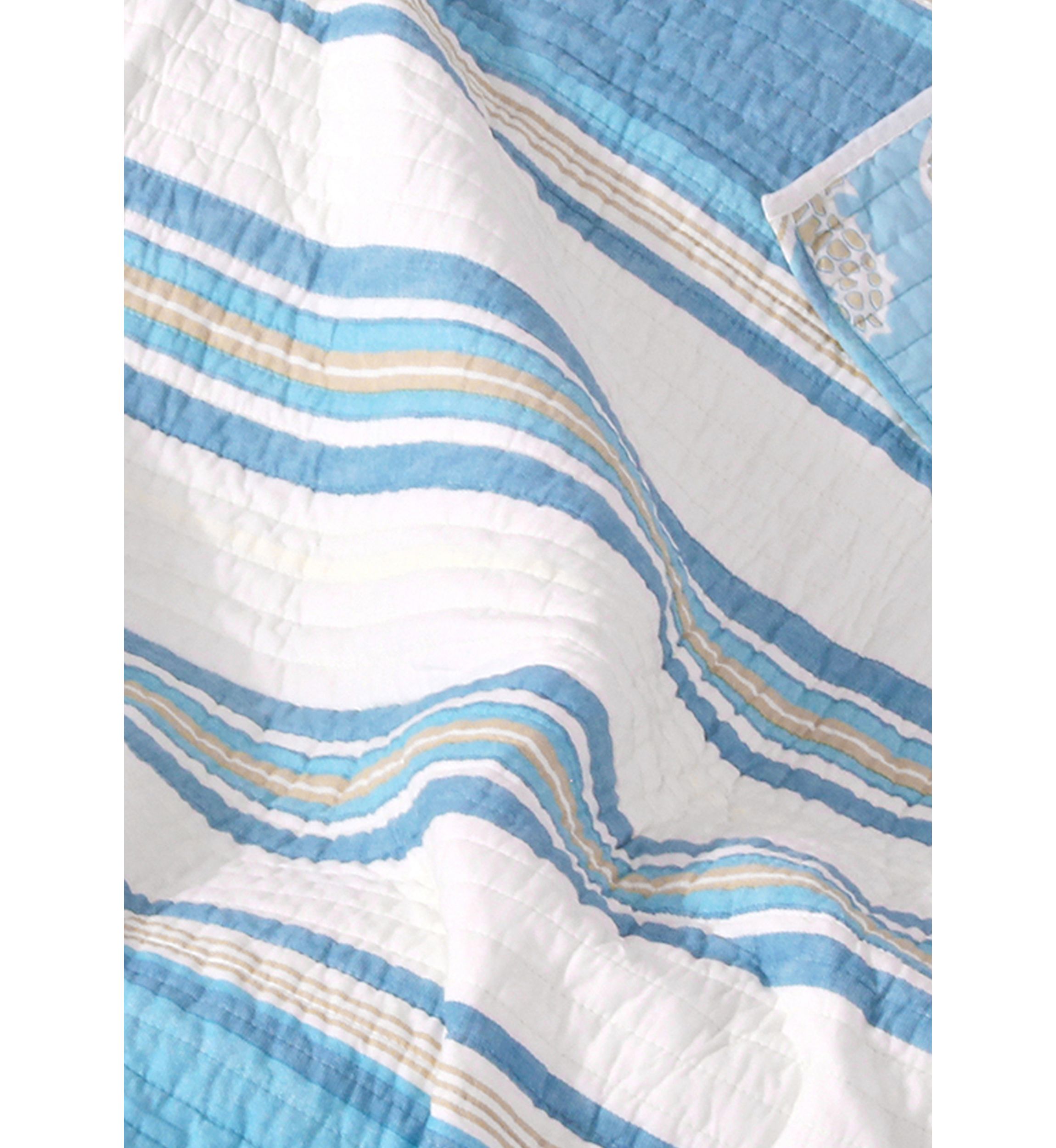 Blue Maui Quilted Throw