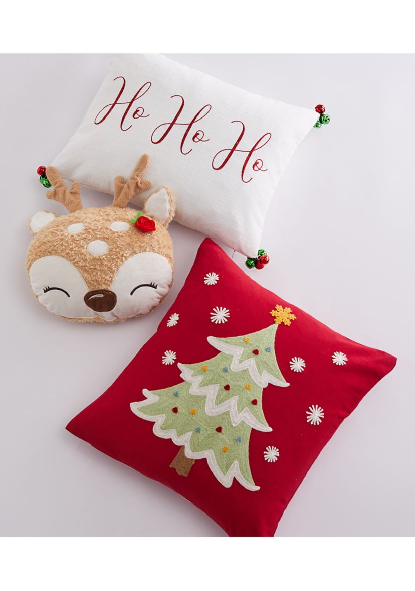 Comet & Cupid Christmas Tree Pillow