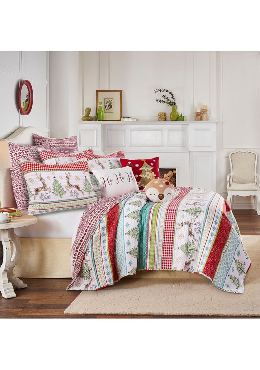Comet & Cupid Christmas Tree Pillow