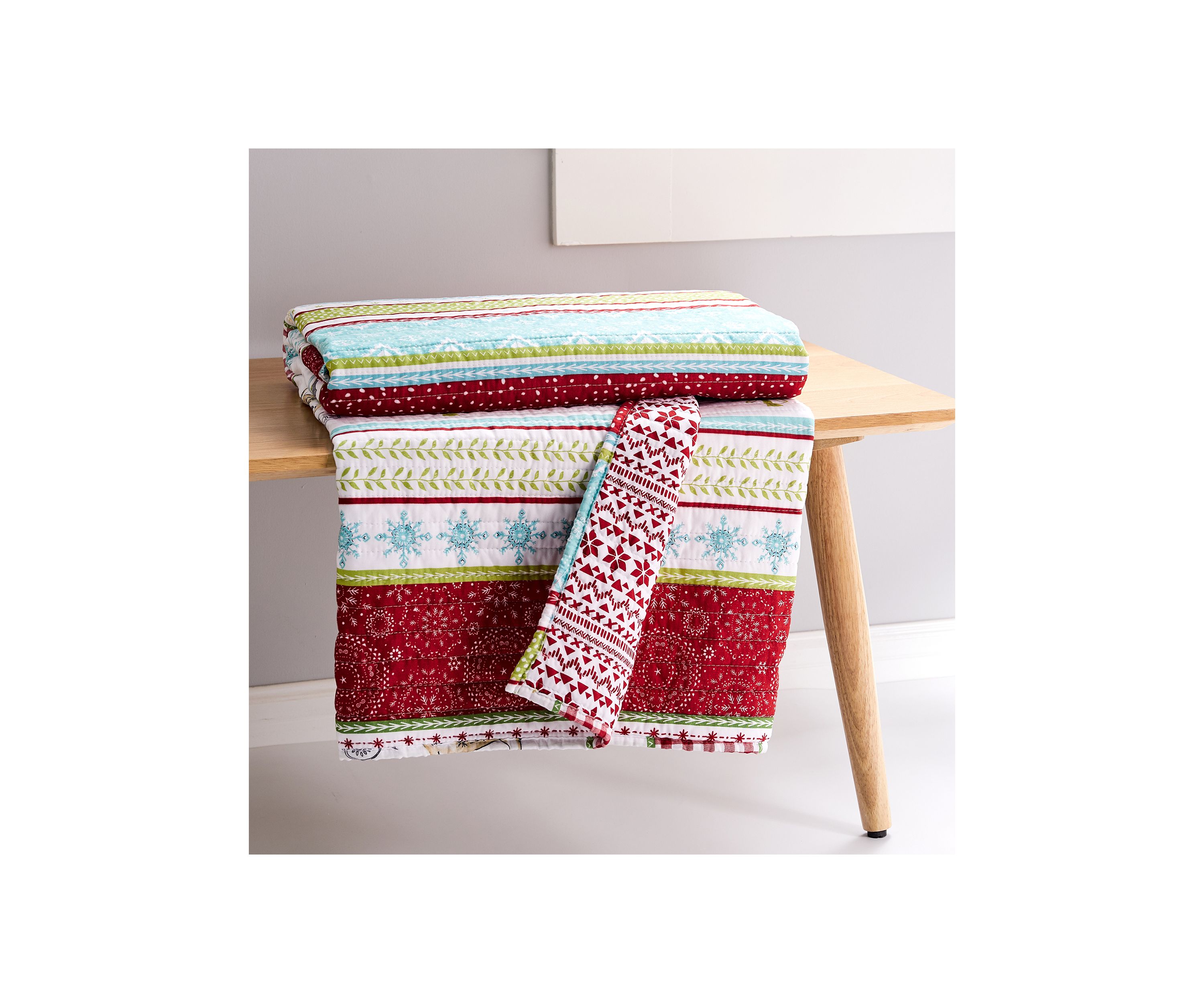 Comet & Cupid Quilted Throw