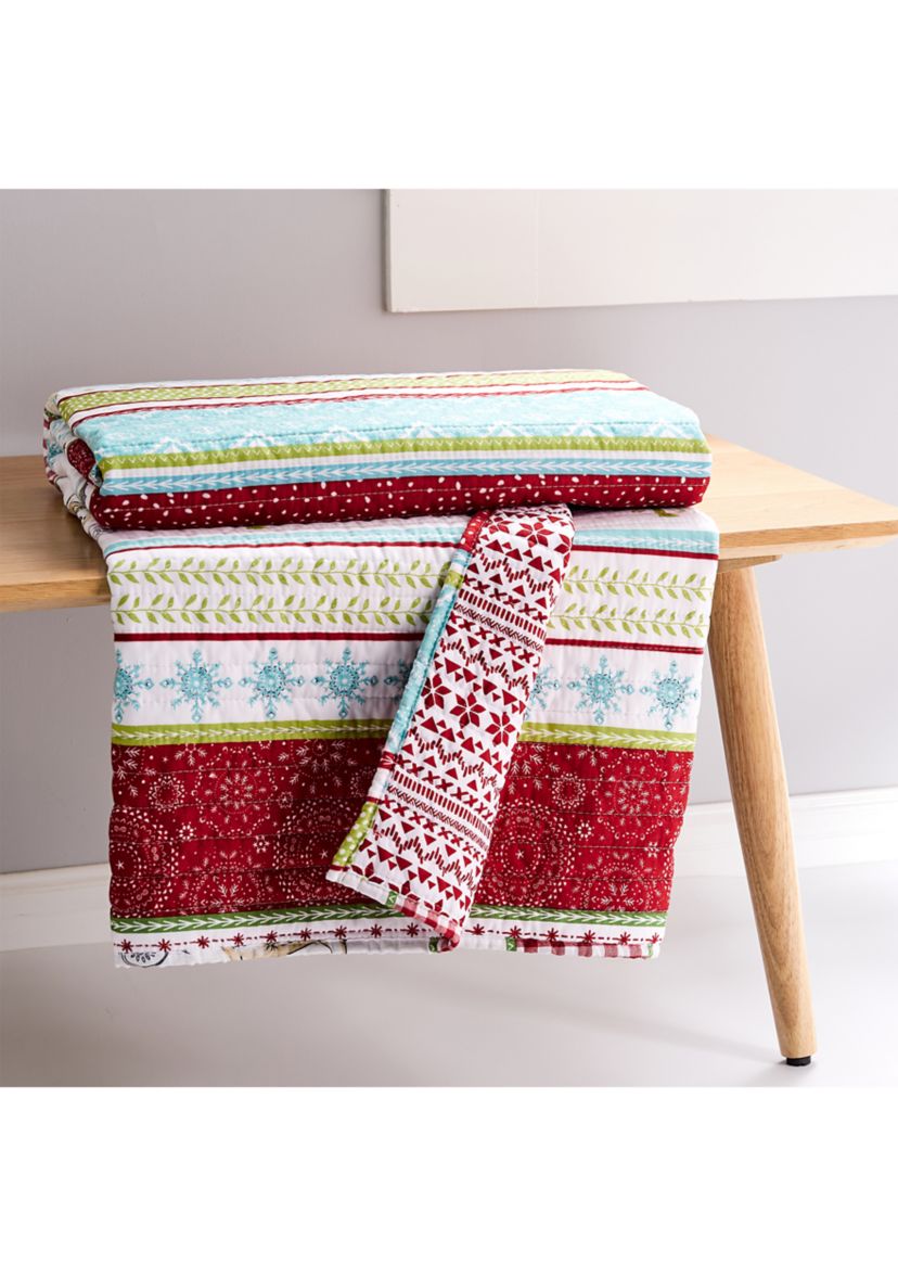 Comet & Cupid Quilted Throw