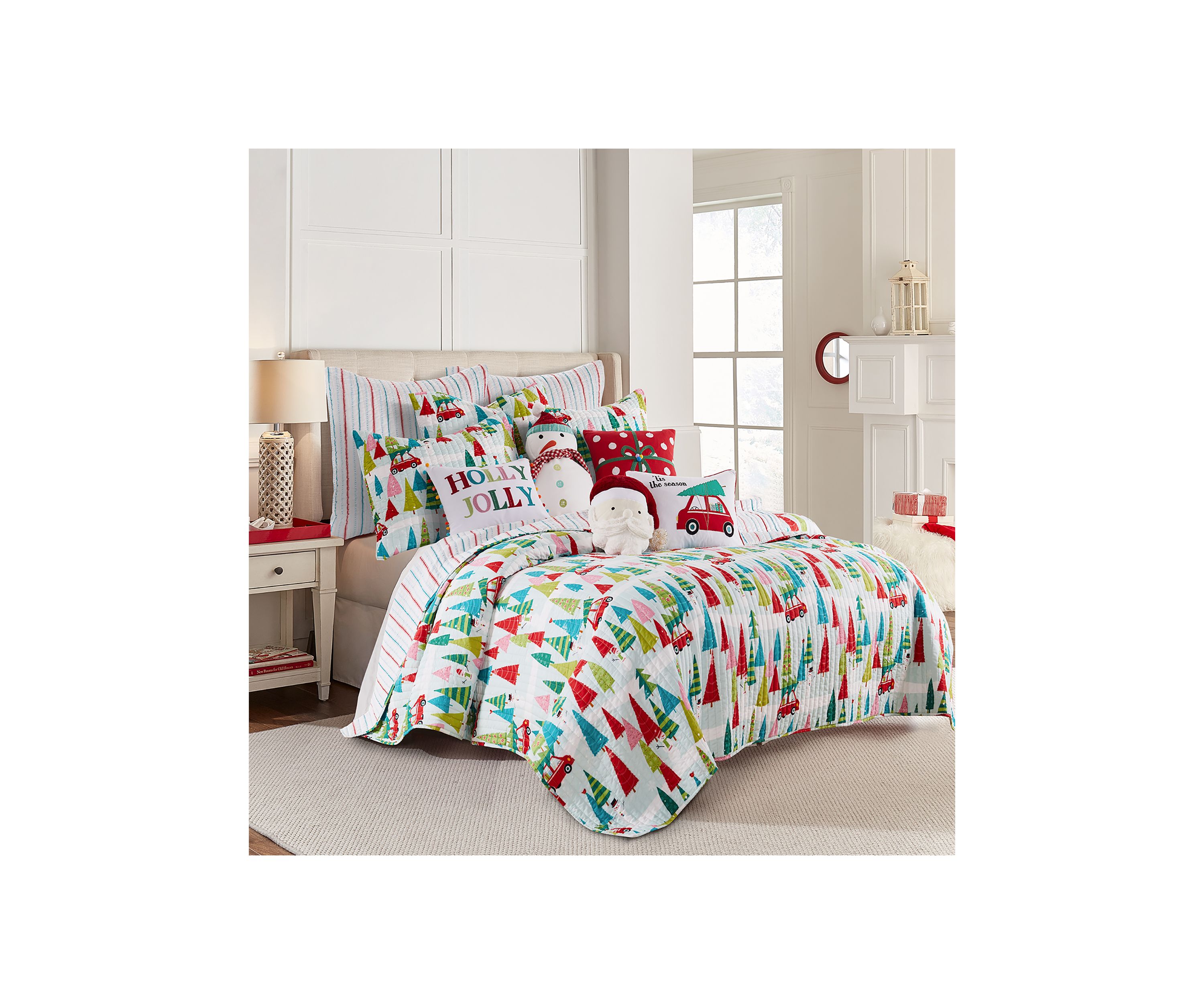 Holly Jolly Euro Sham - 2 Pack 
