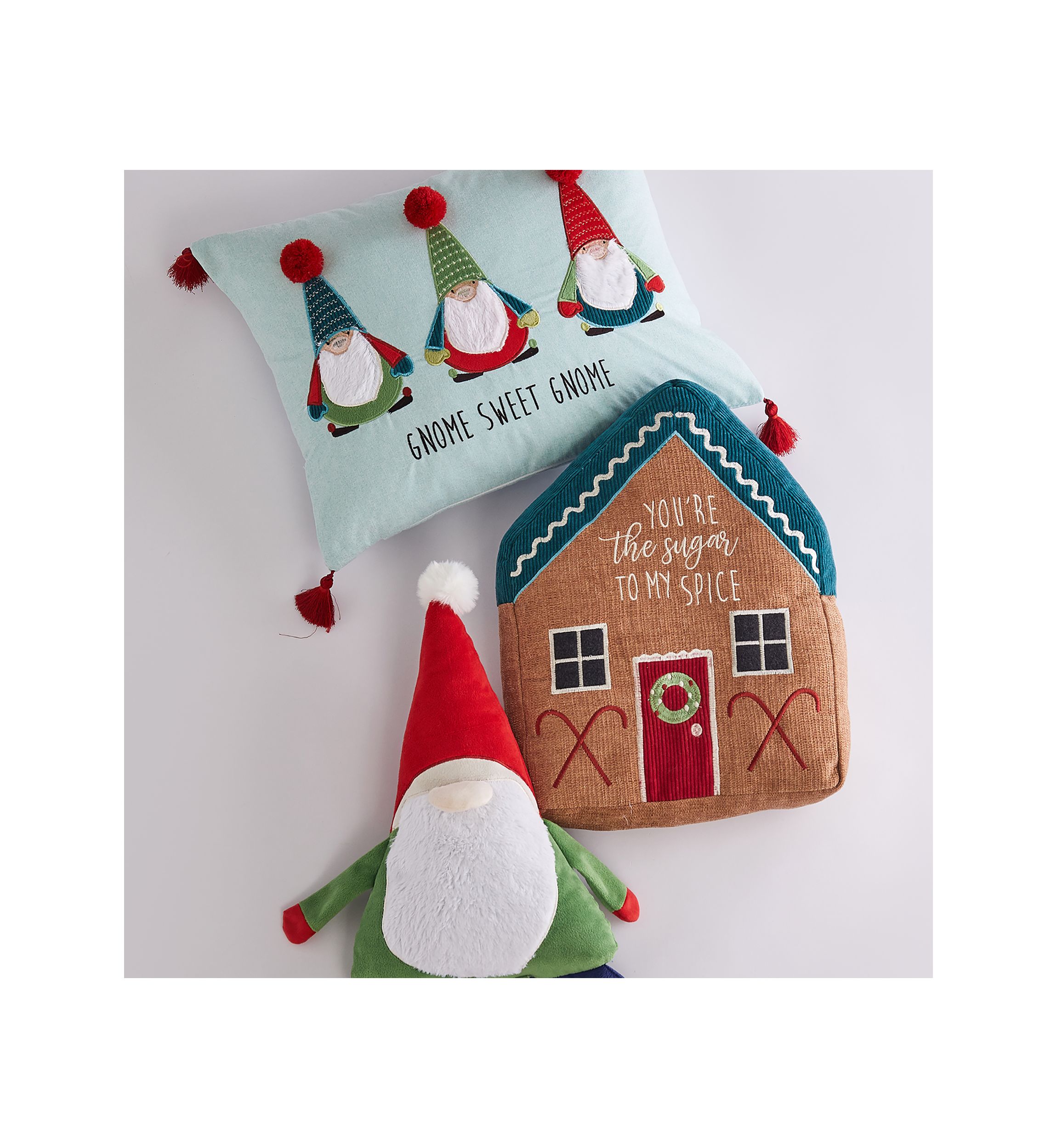 Gnome for the Holidays Gnome Sweet Gnome Pillow