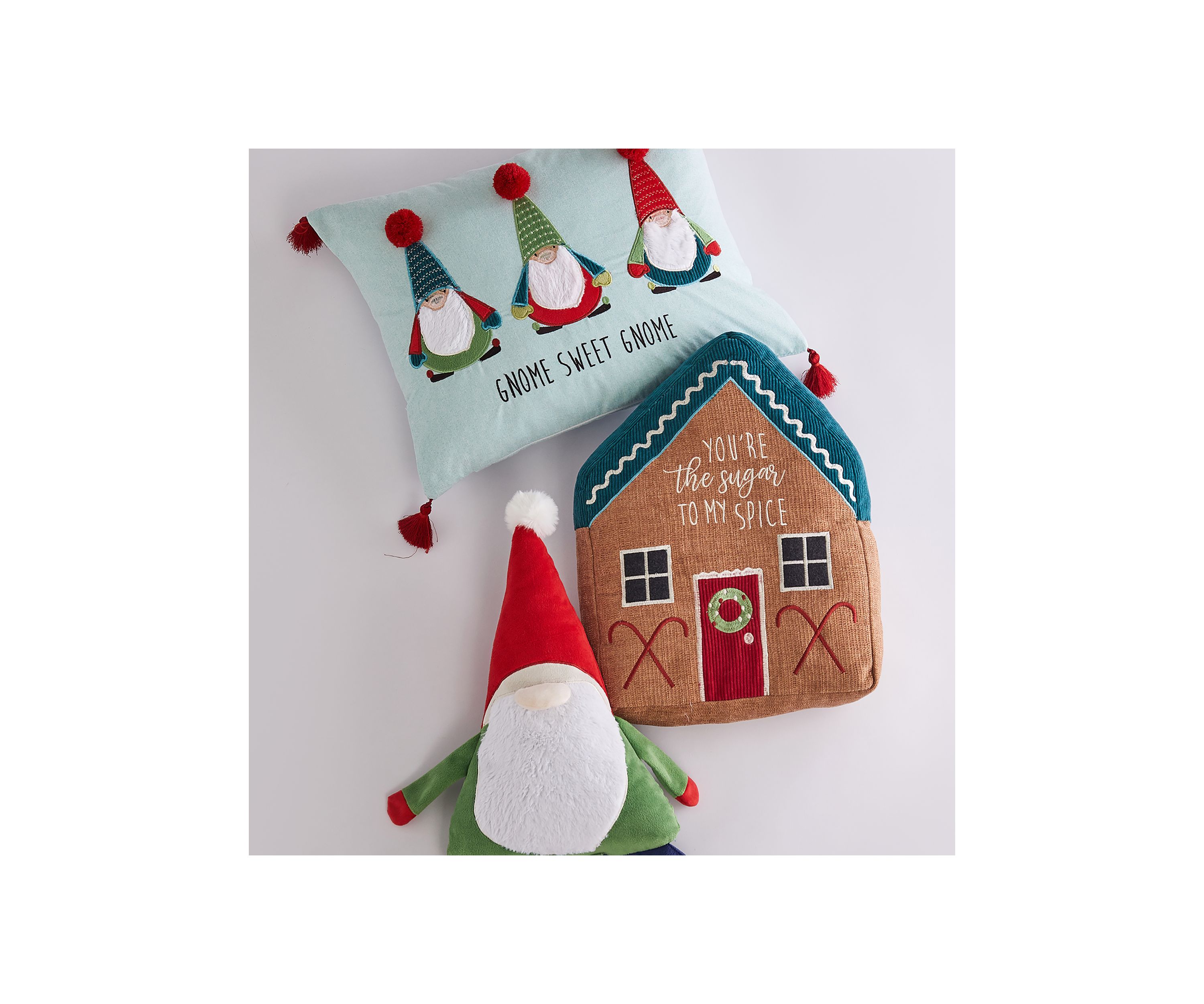 Gnome for the Holidays Gnome Sweet Gnome Pillow