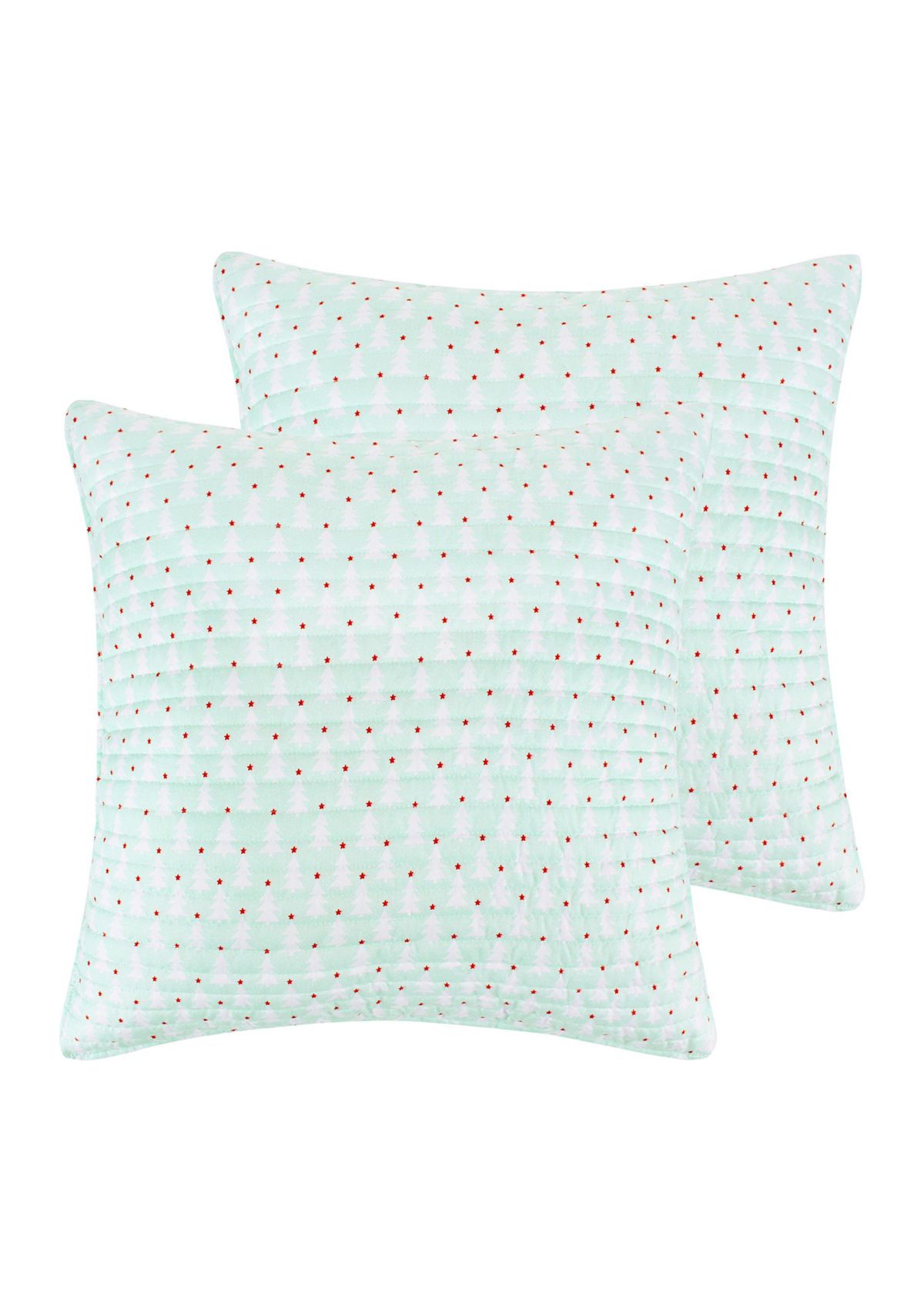 Gnome for the Holidays White Euro Sham - Set of 2