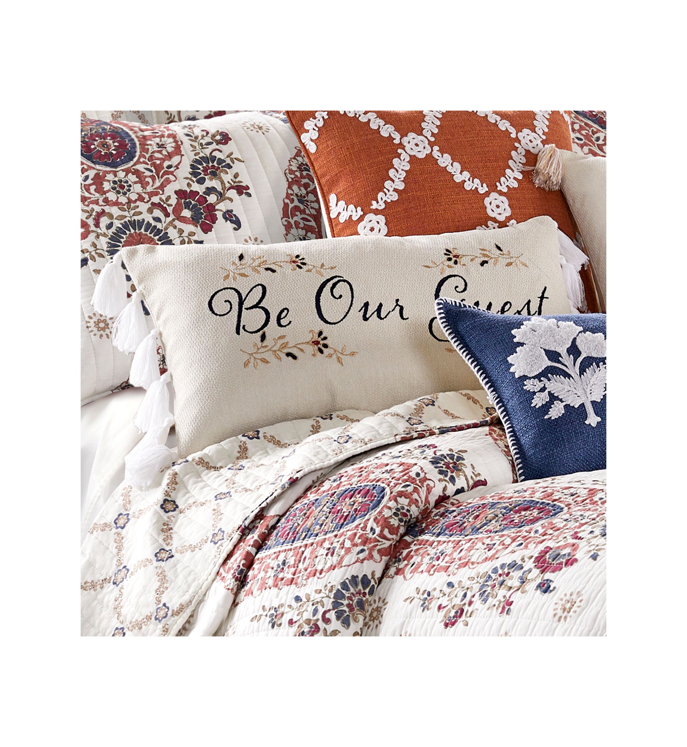 Joyanna Be Our Guest Pillow
