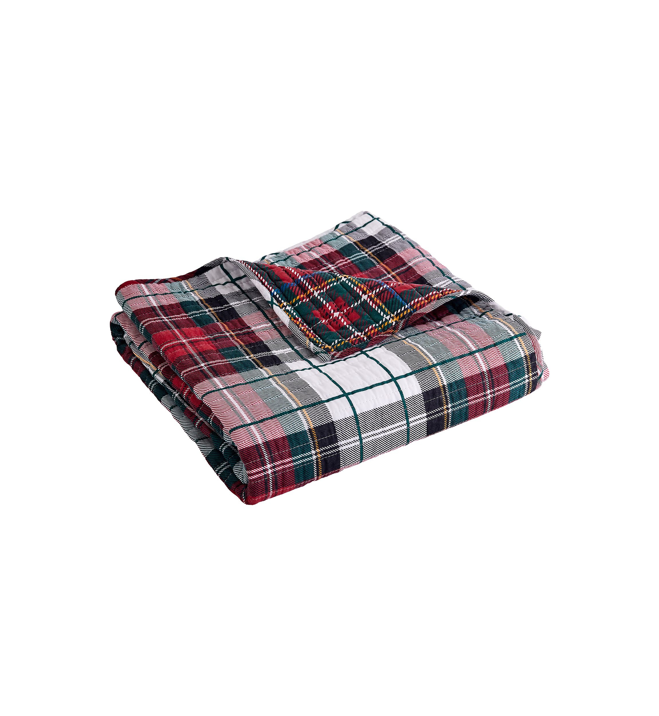 Spencer Plaid Quilted Throw
