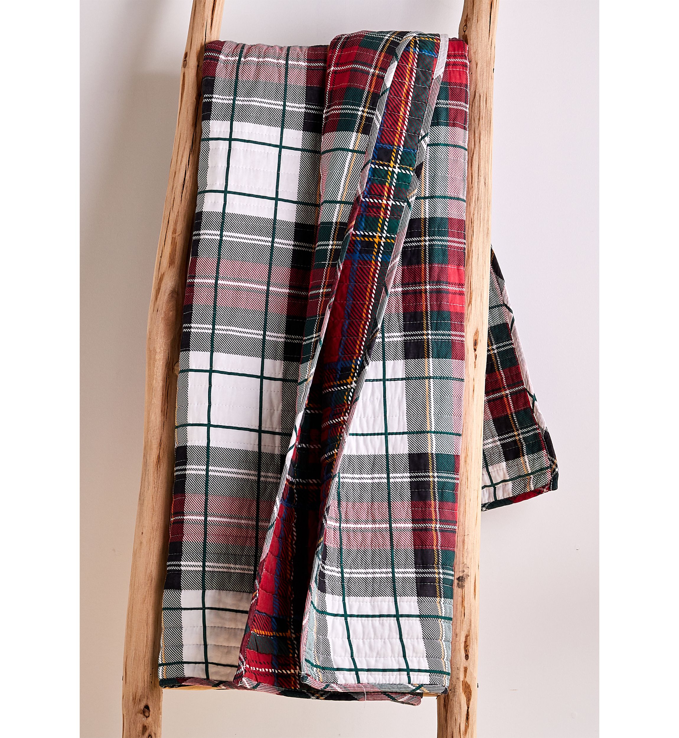 Spencer Plaid Quilted Throw
