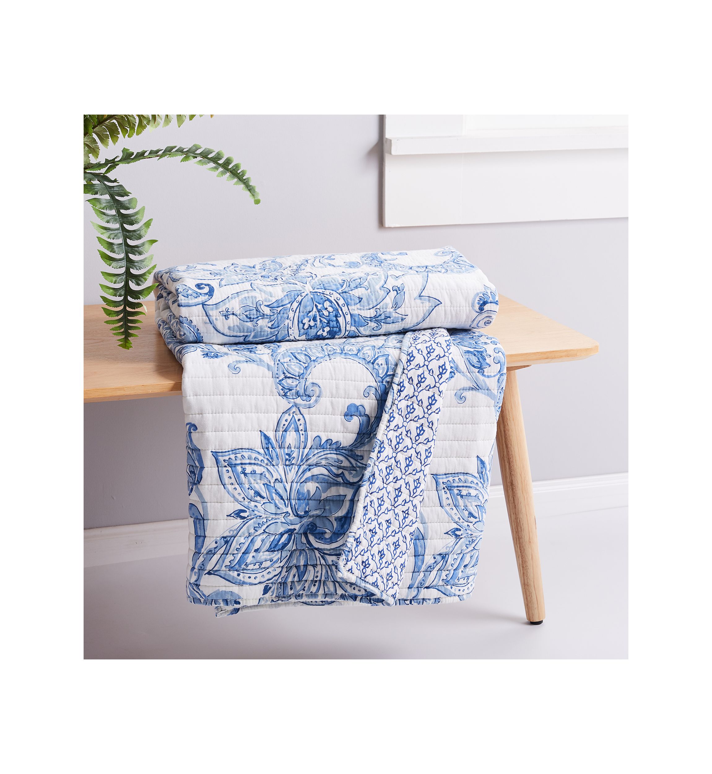 Bennett Quilted Throw
