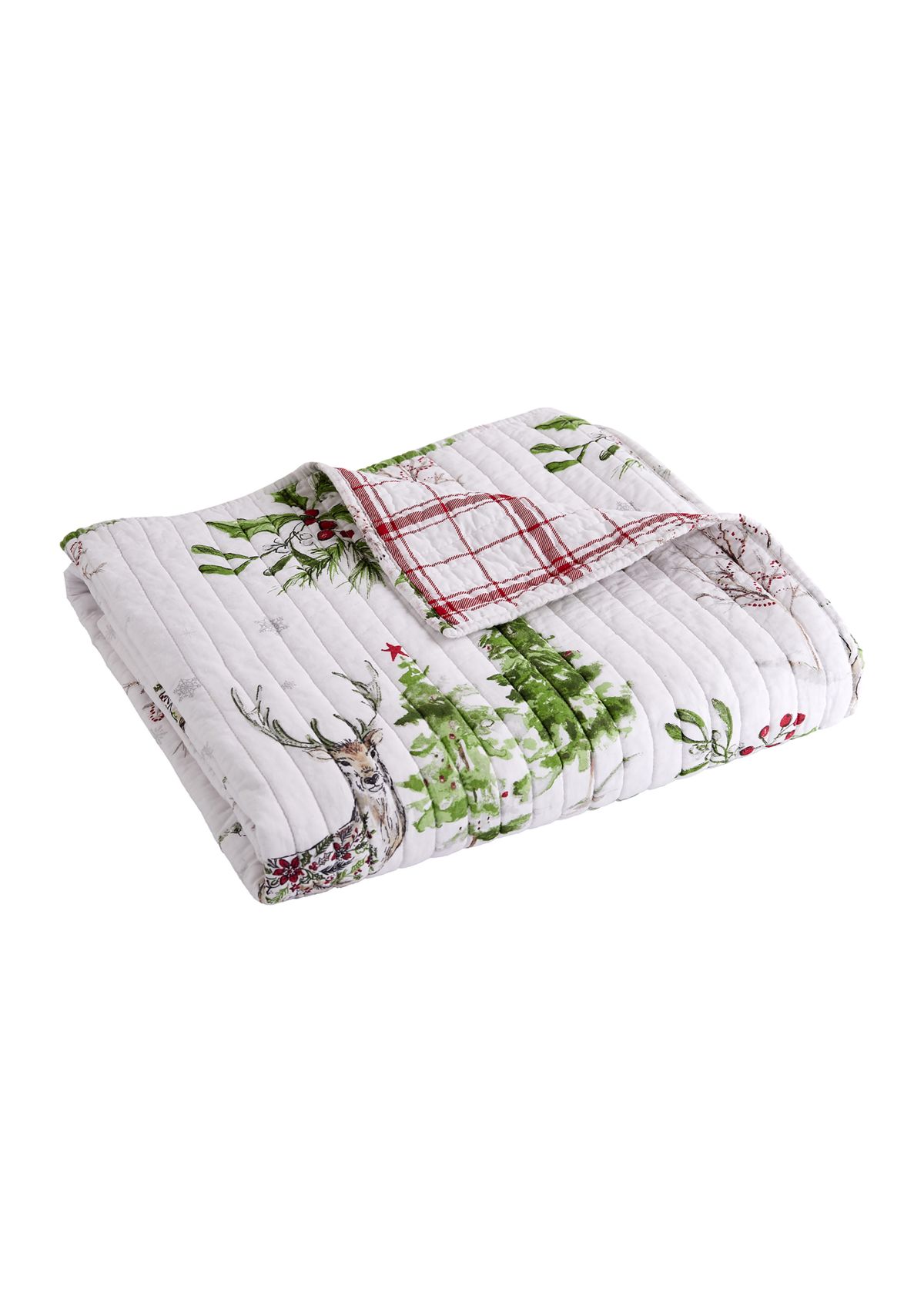 Sleigh Bells Quilted Throw
