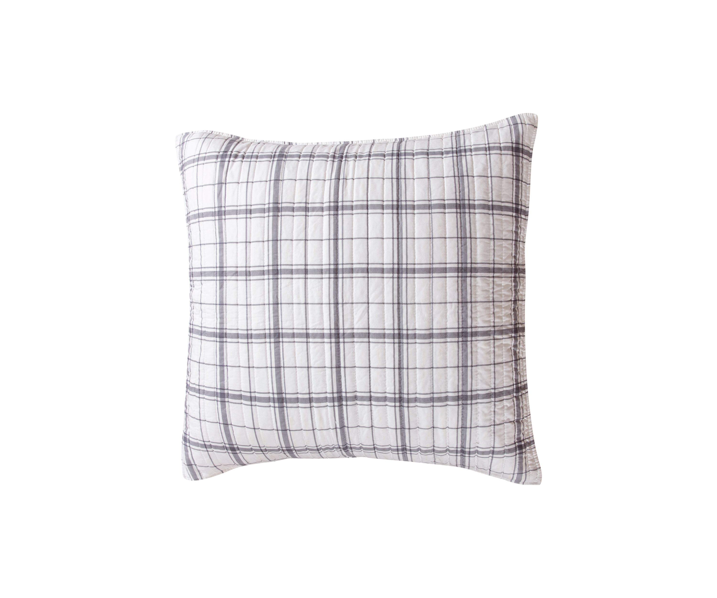 Sleigh Bells Gray Euro Sham