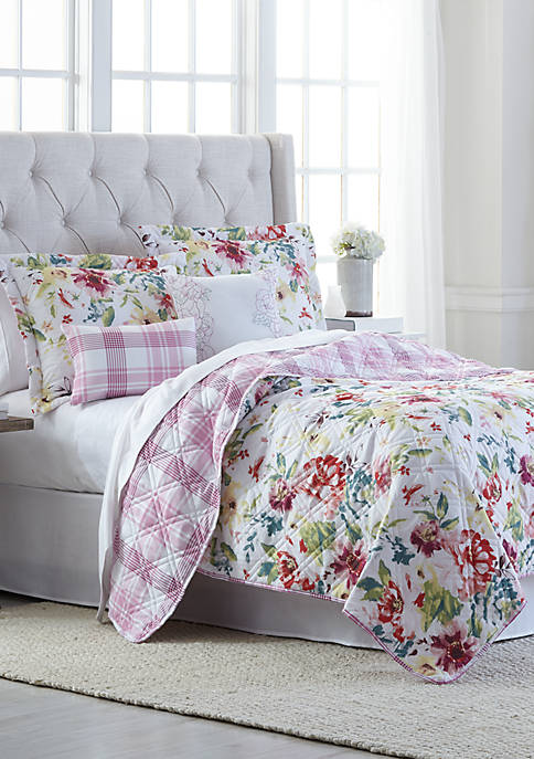 Modern. Southern. Home.™ Floral Bouquet 6 Piece Quilt Bed-In-A-Bag