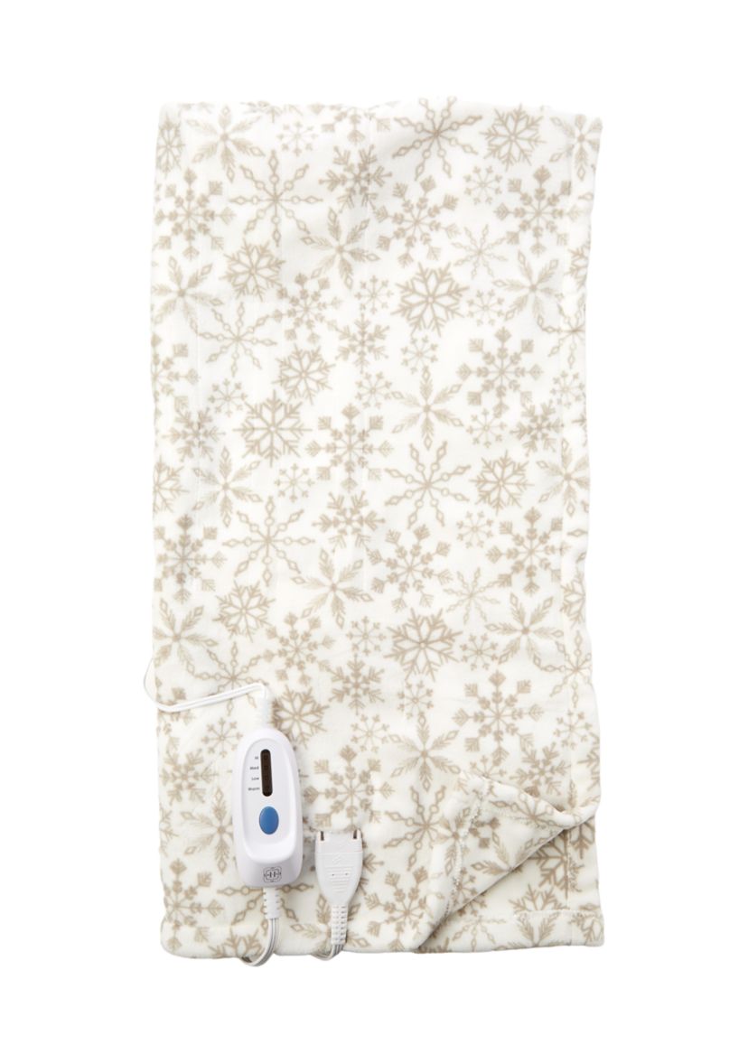 Heated Microplush Throw Blanket