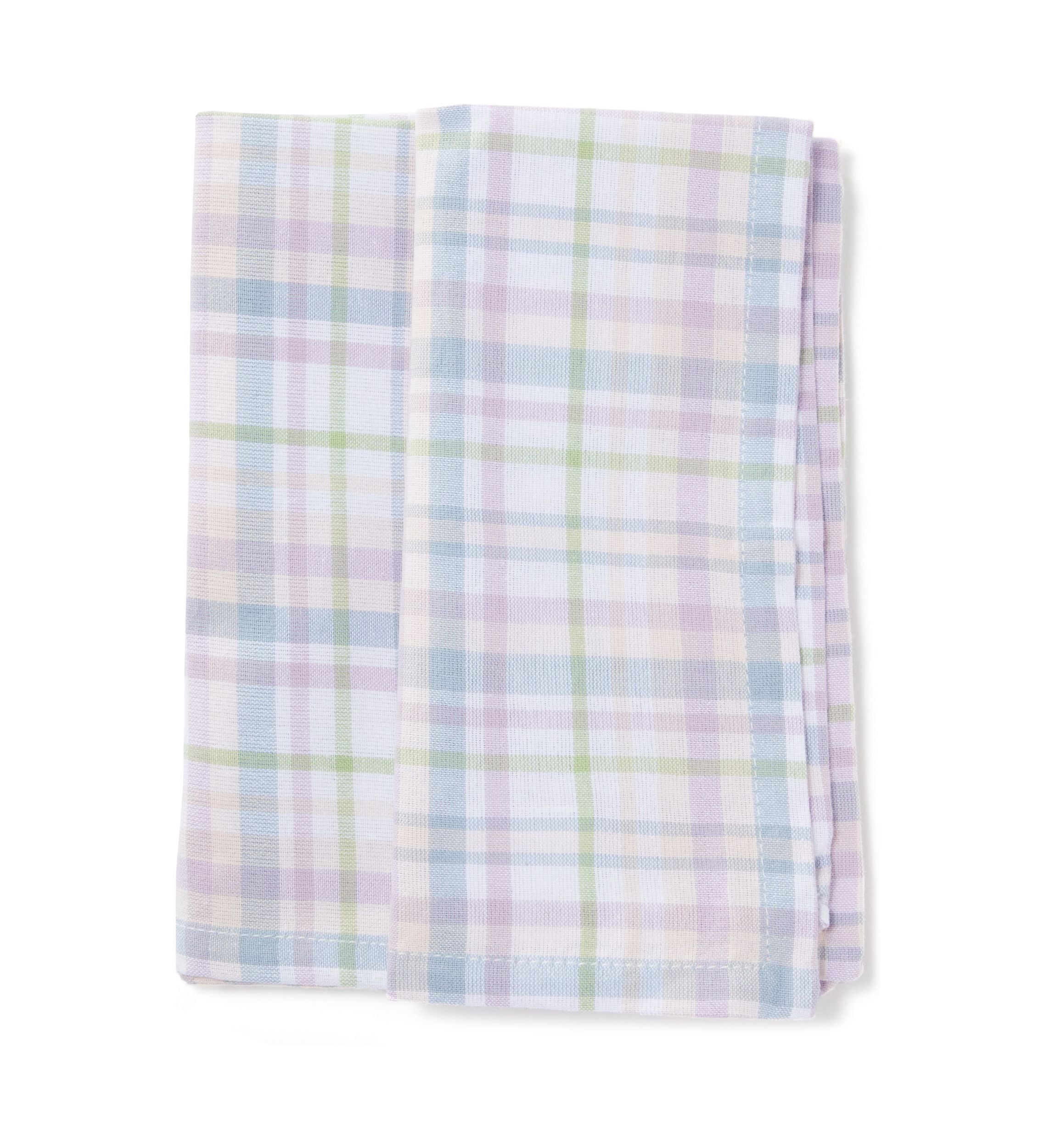 Spring Plaid Napkins - Set of 2