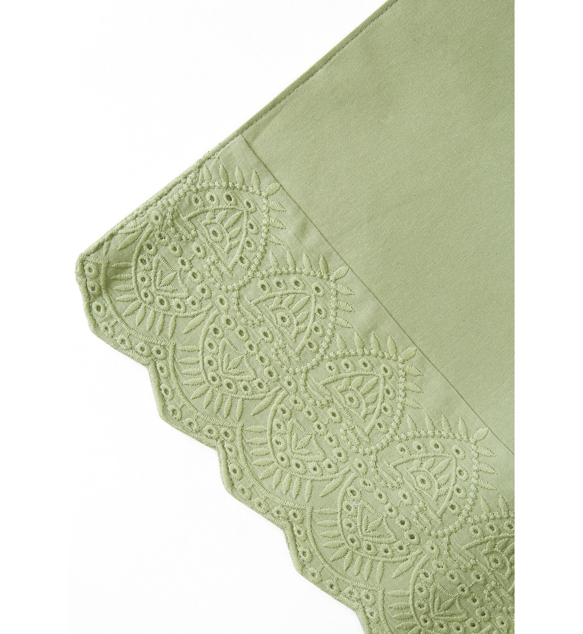 Green Eyelet Runner