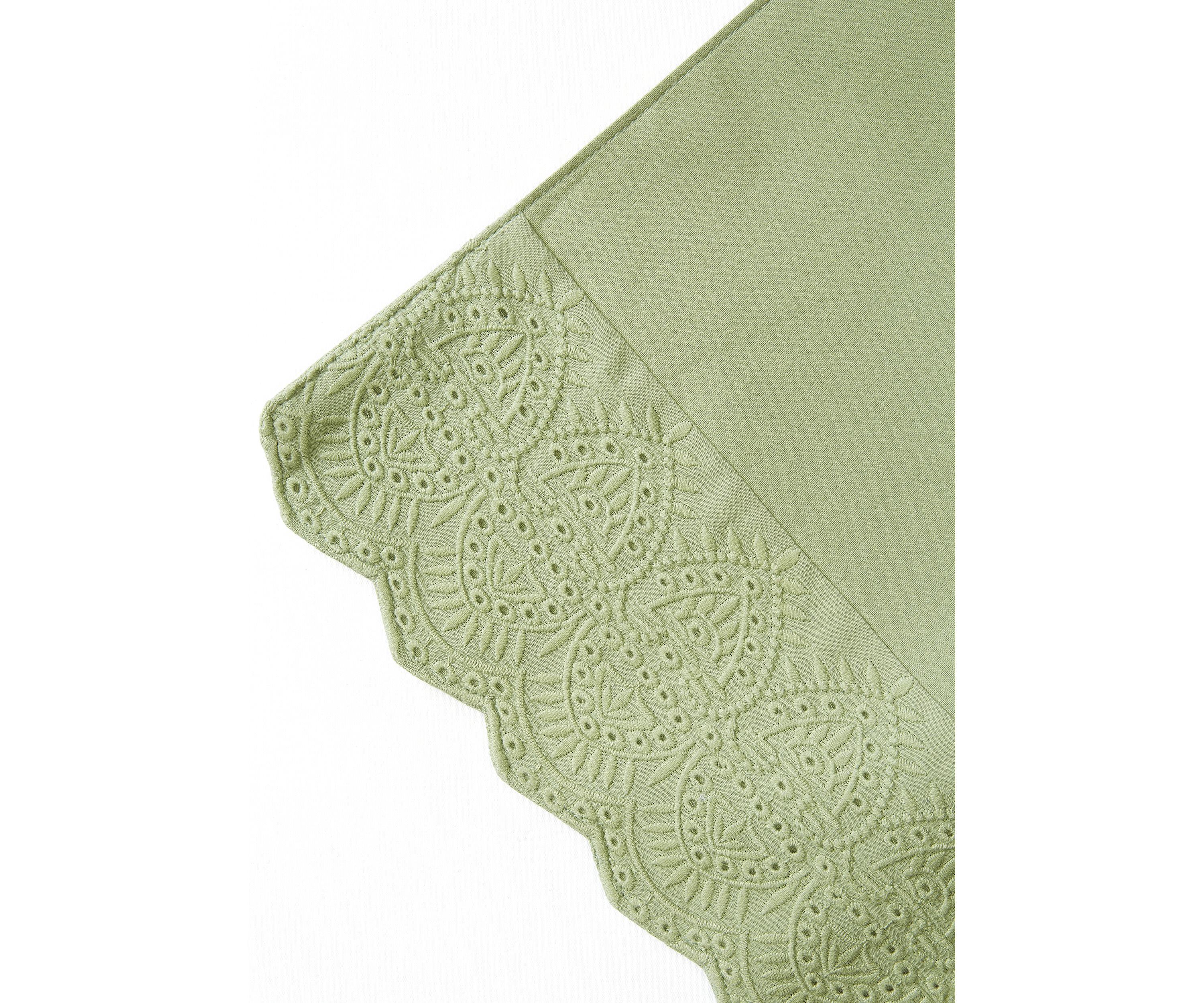 Green Eyelet Runner